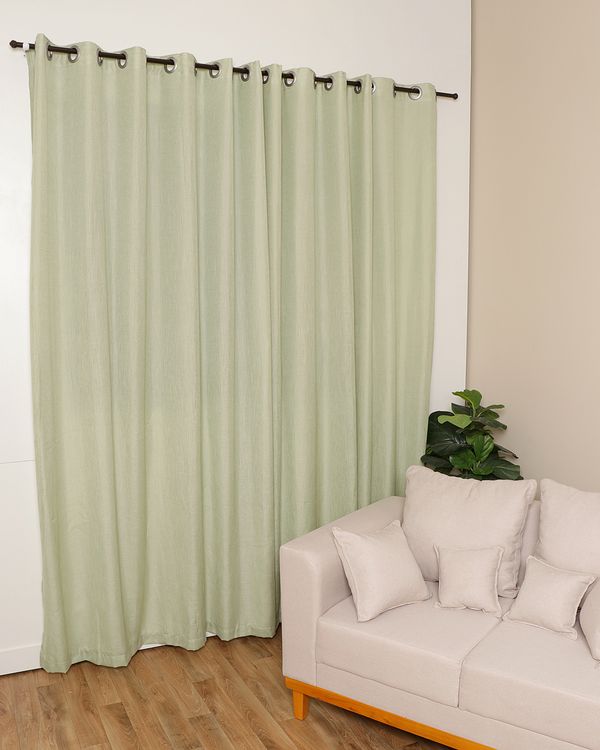 Cortina Duplex Longa Delicatta Varão Até 250cm Verde UN