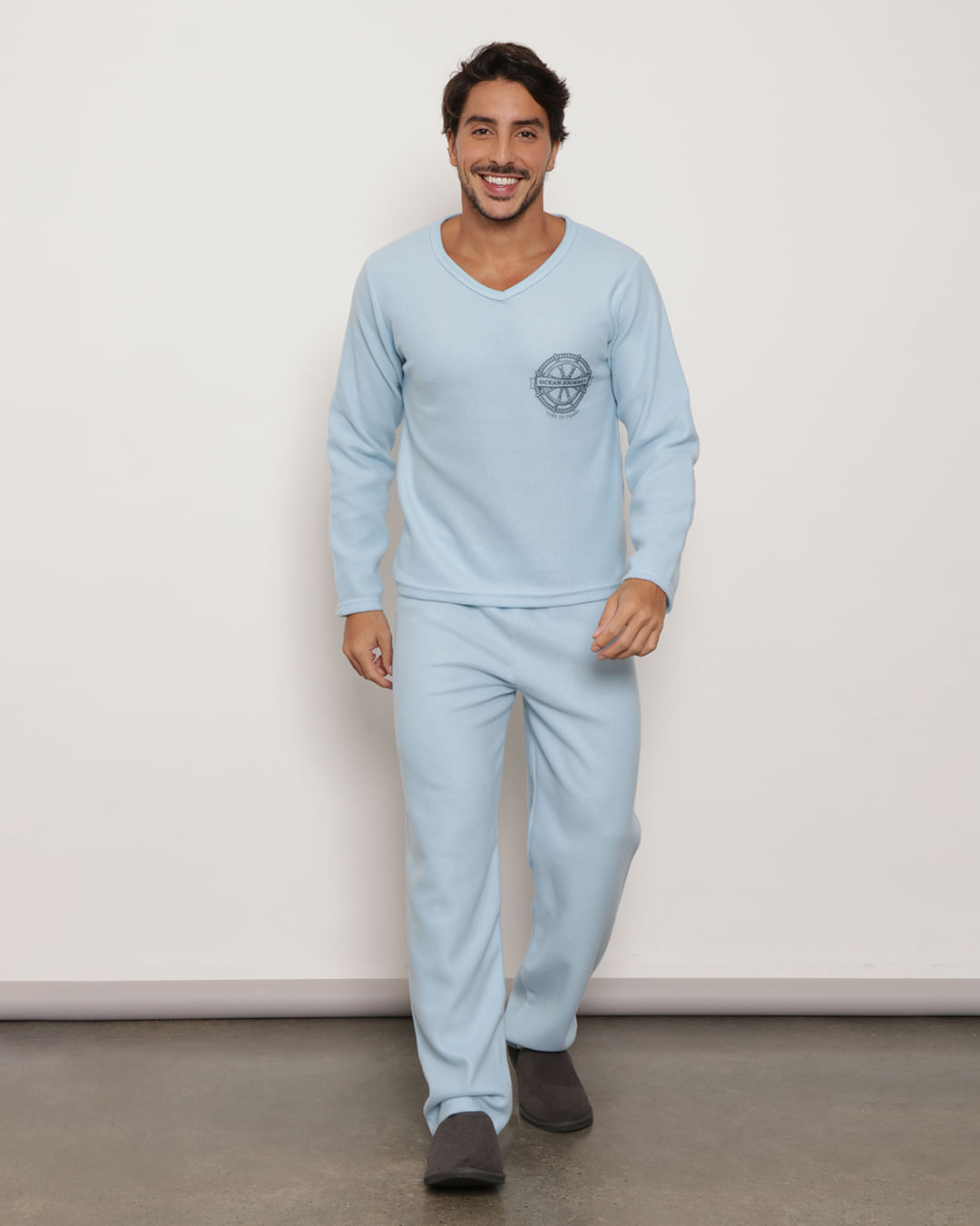 Pijama-Soft-Gola-V-Ref-404-1---Azul-Listrado