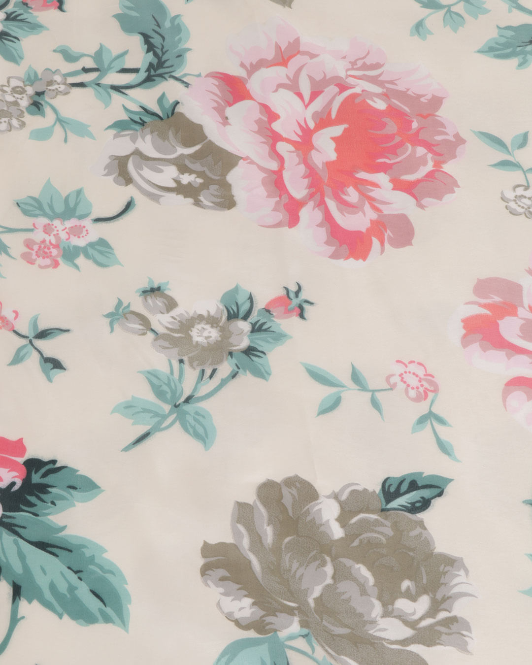 Lencol-Avulso-Queen-C-Elast-Romantico---Off-White-Floral