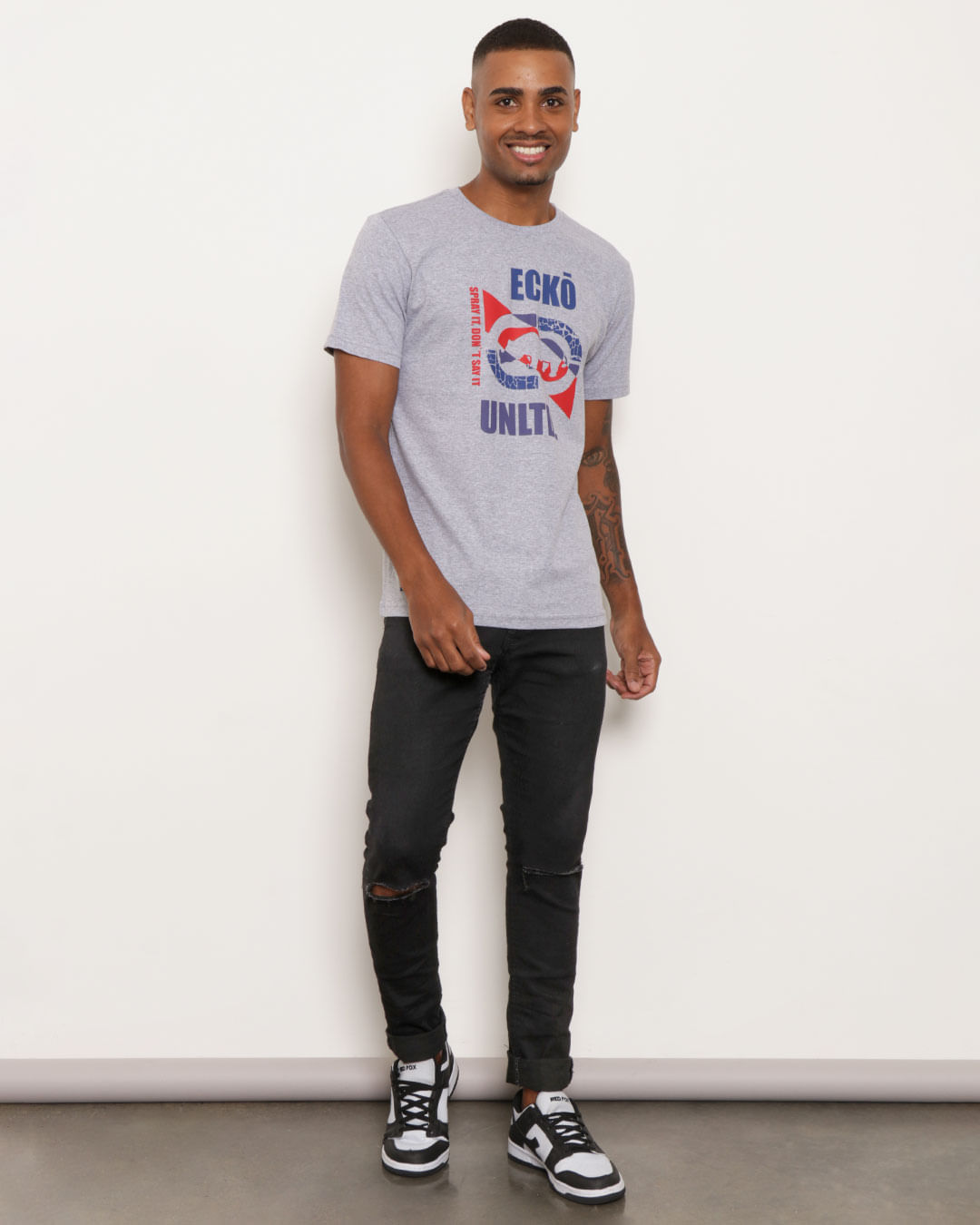 Camiseta-Ecko-U975a-M-Cinza-Pgg---Mescla-Medio