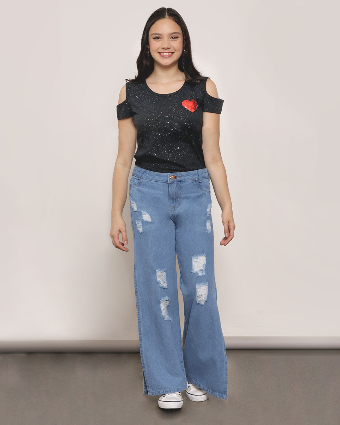 Calca-Flare-Rasgo-Barra-Lc-F-1016---Blue-Jeans-Claro