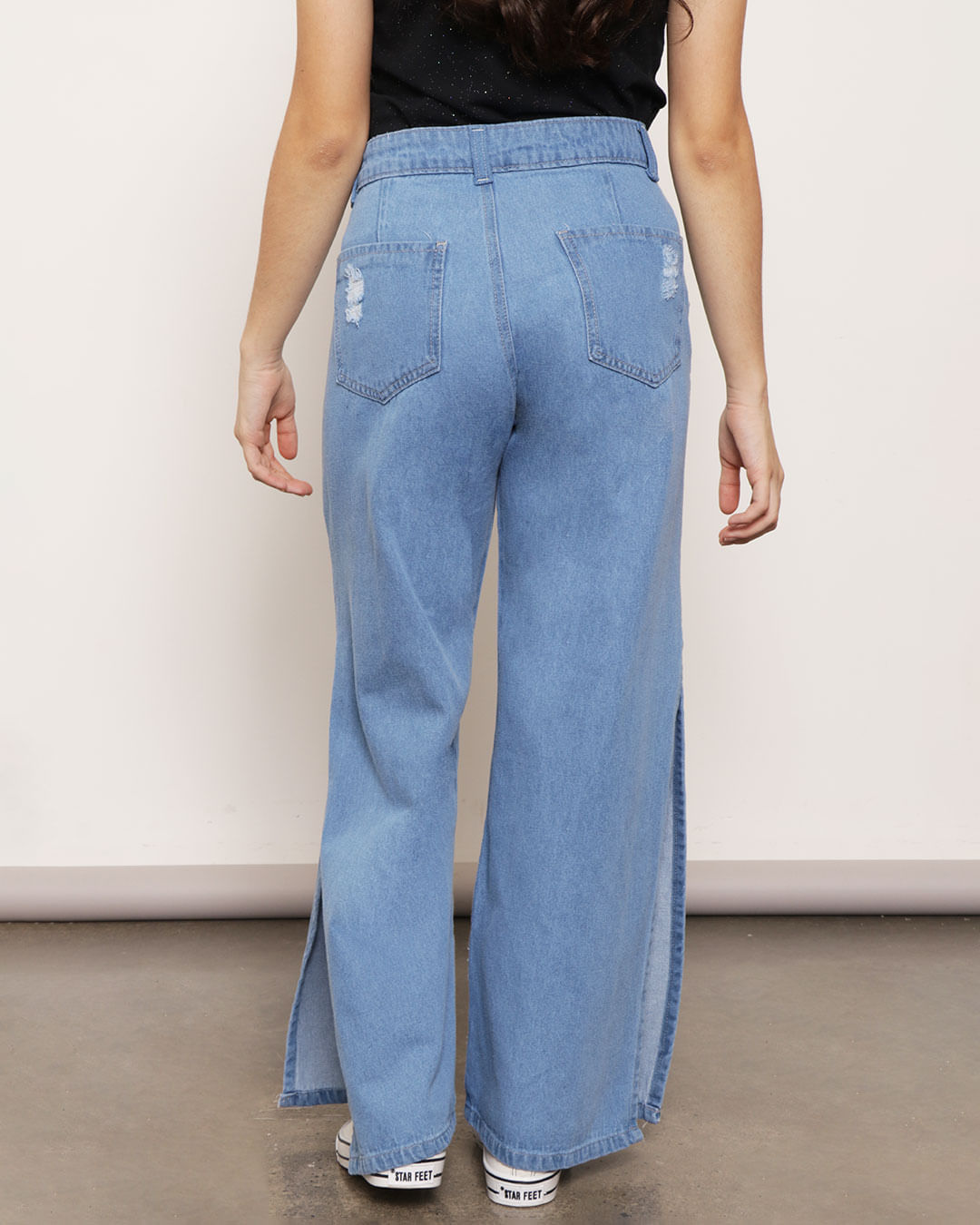 Calca-Flare-Rasgo-Barra-Lc-F-1016---Blue-Jeans-Claro