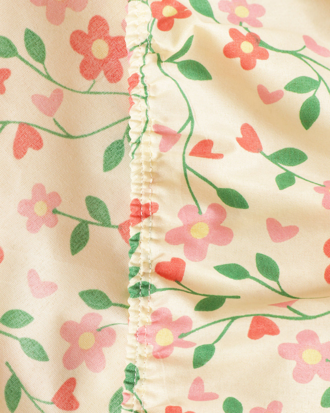 Lencol-Avulso-Casal-C-Elast-Romantico---Amarelo-Floral