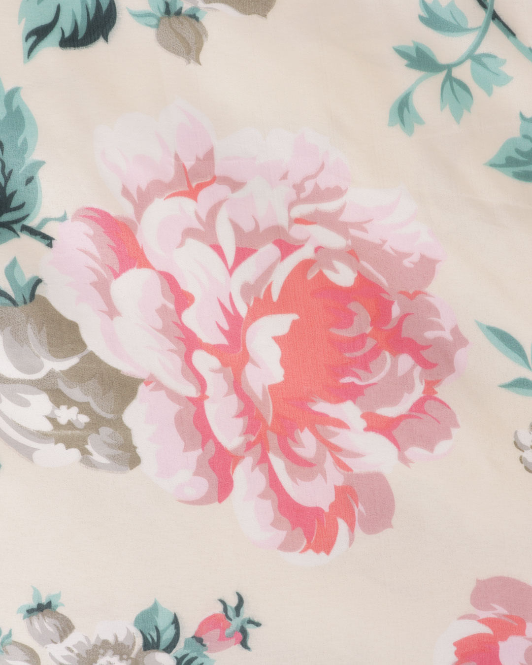 Lencol-Avulso-Casal-C-Elast-Romantico---Off-White-Floral