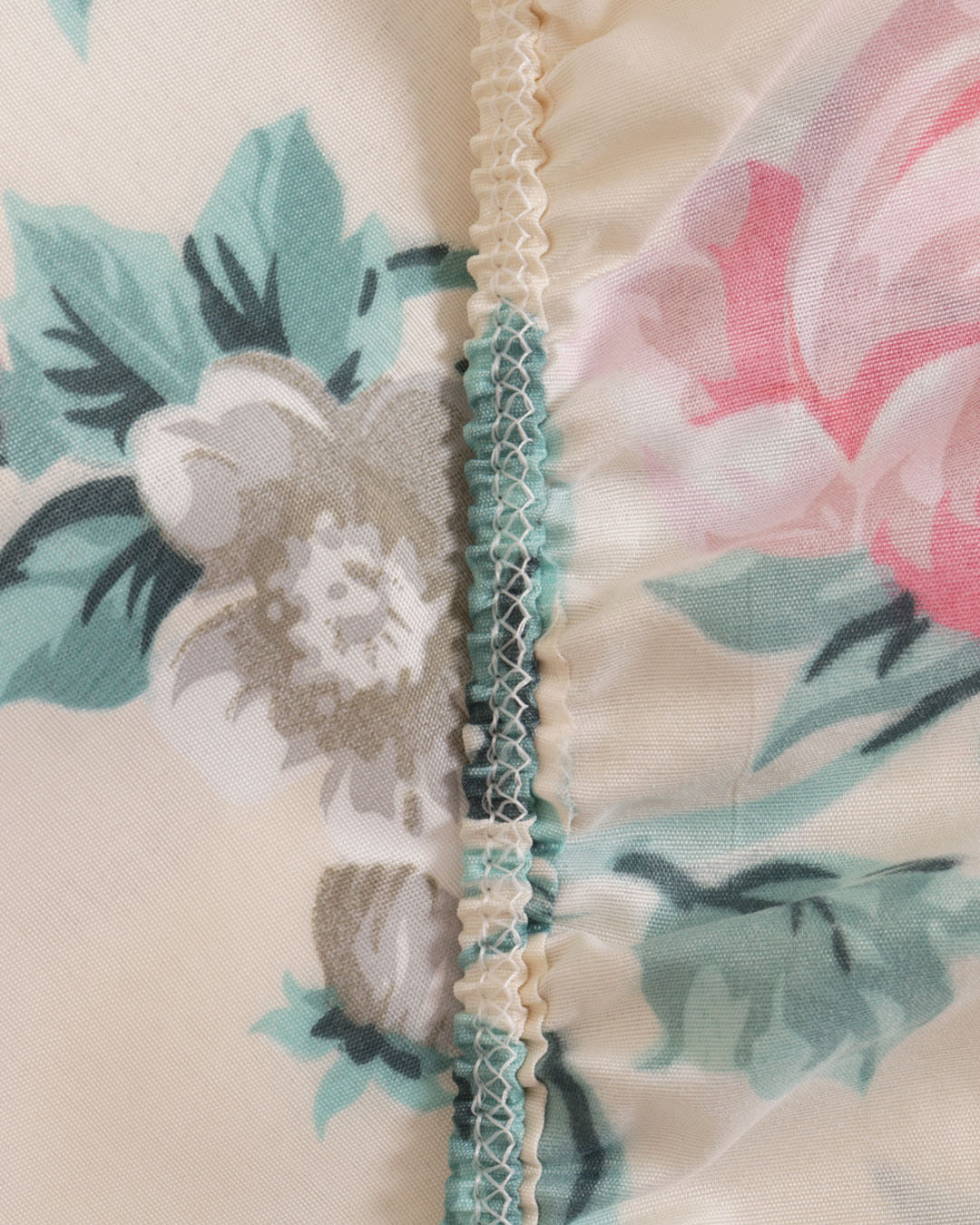 Lencol-Avulso-Casal-C-Elast-Romantico---Off-White-Floral