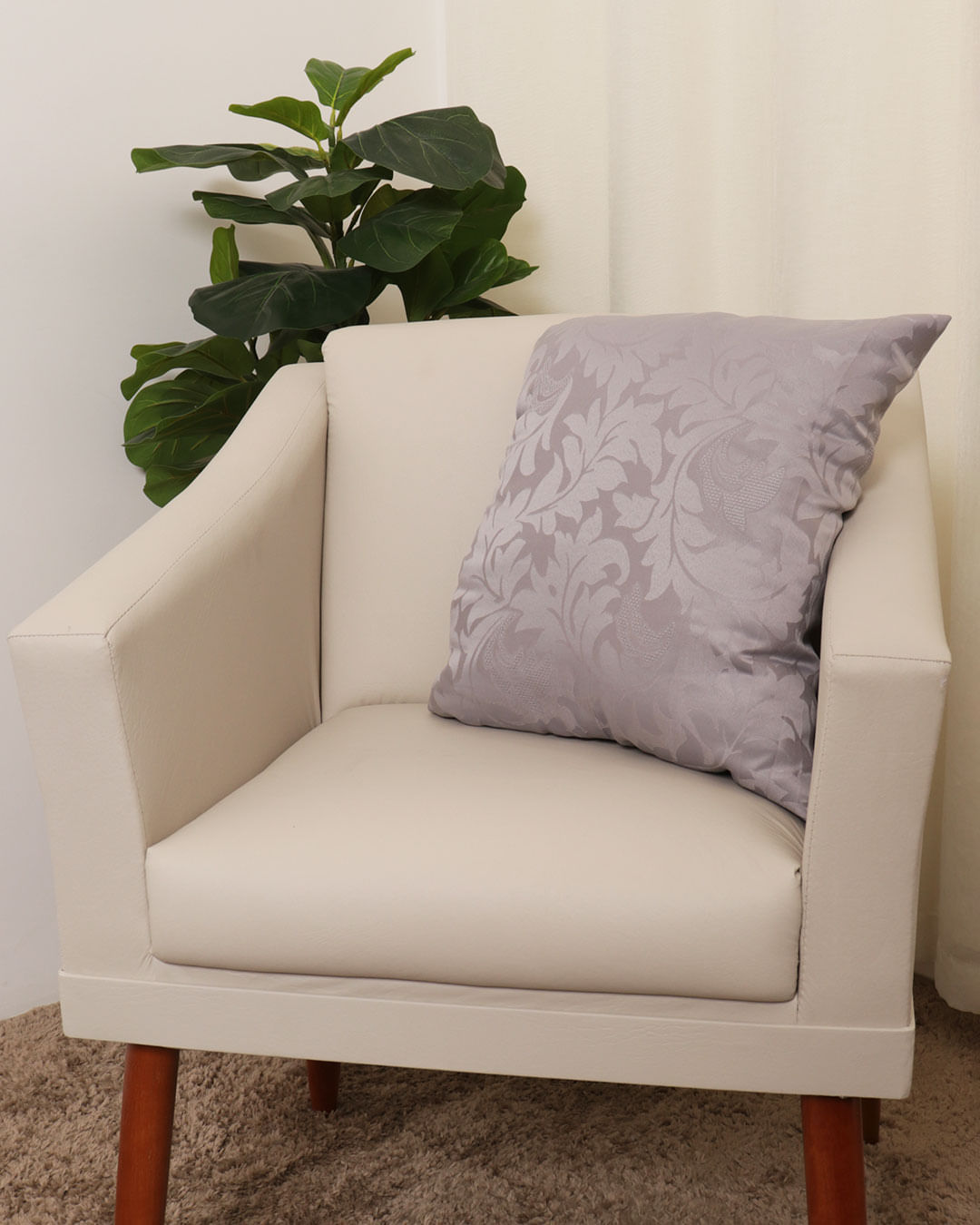 Almofada-Jacquard-45x45-Prata---Prateado