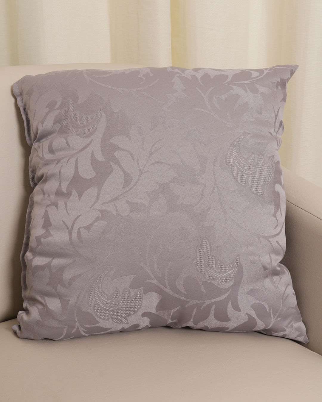 Almofada-Jacquard-45x45-Prata---Prateado