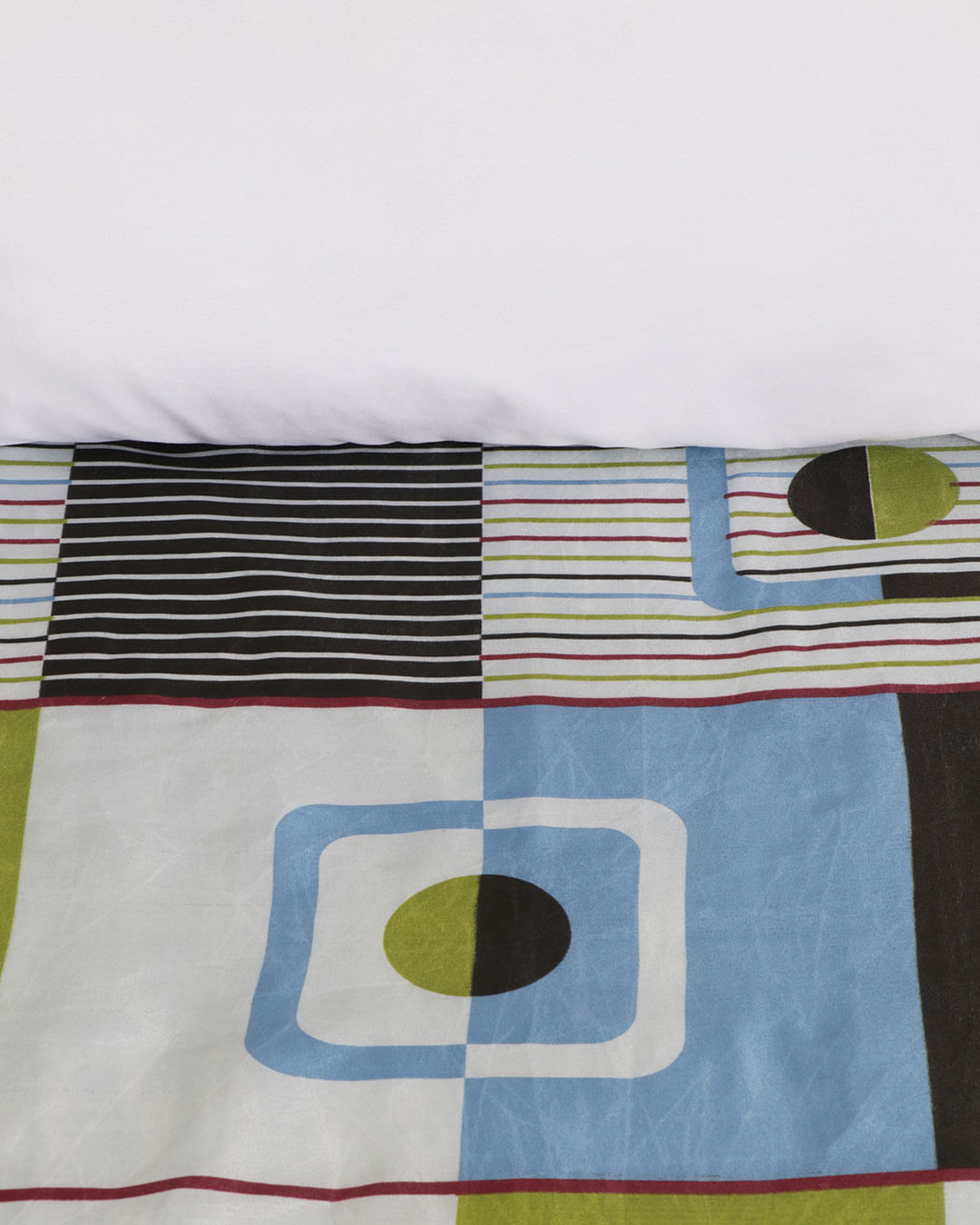 Lencol-Avulso-Solteiro-C-Elast-Moderno---Cinza-Geometrico