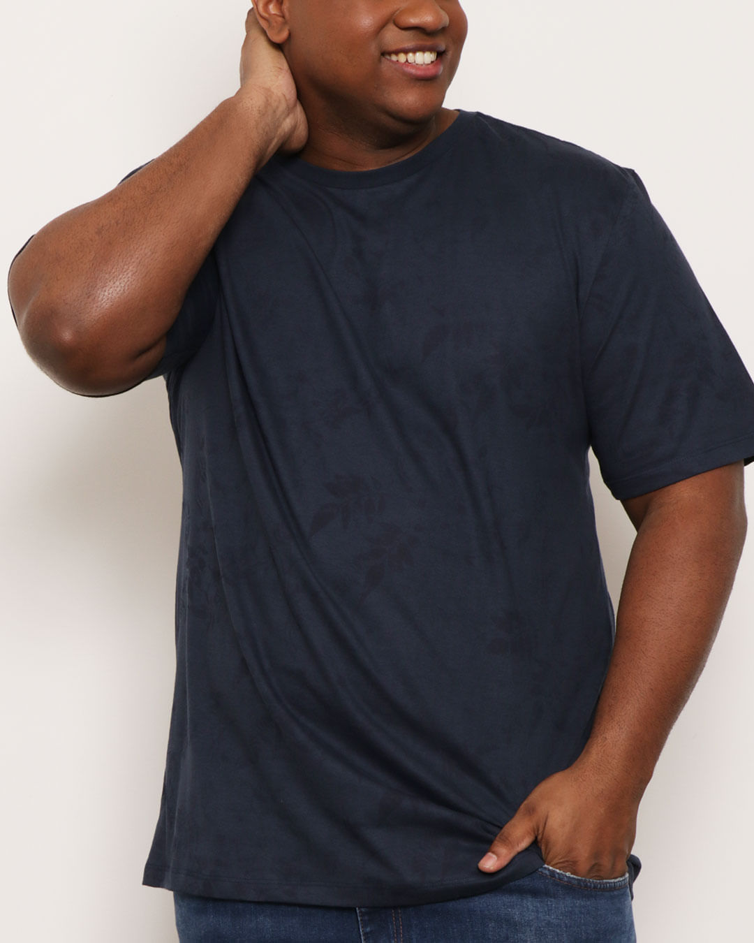 Camiseta-Fidhs1851-Floral-Az-Plus---Azul-Escuro