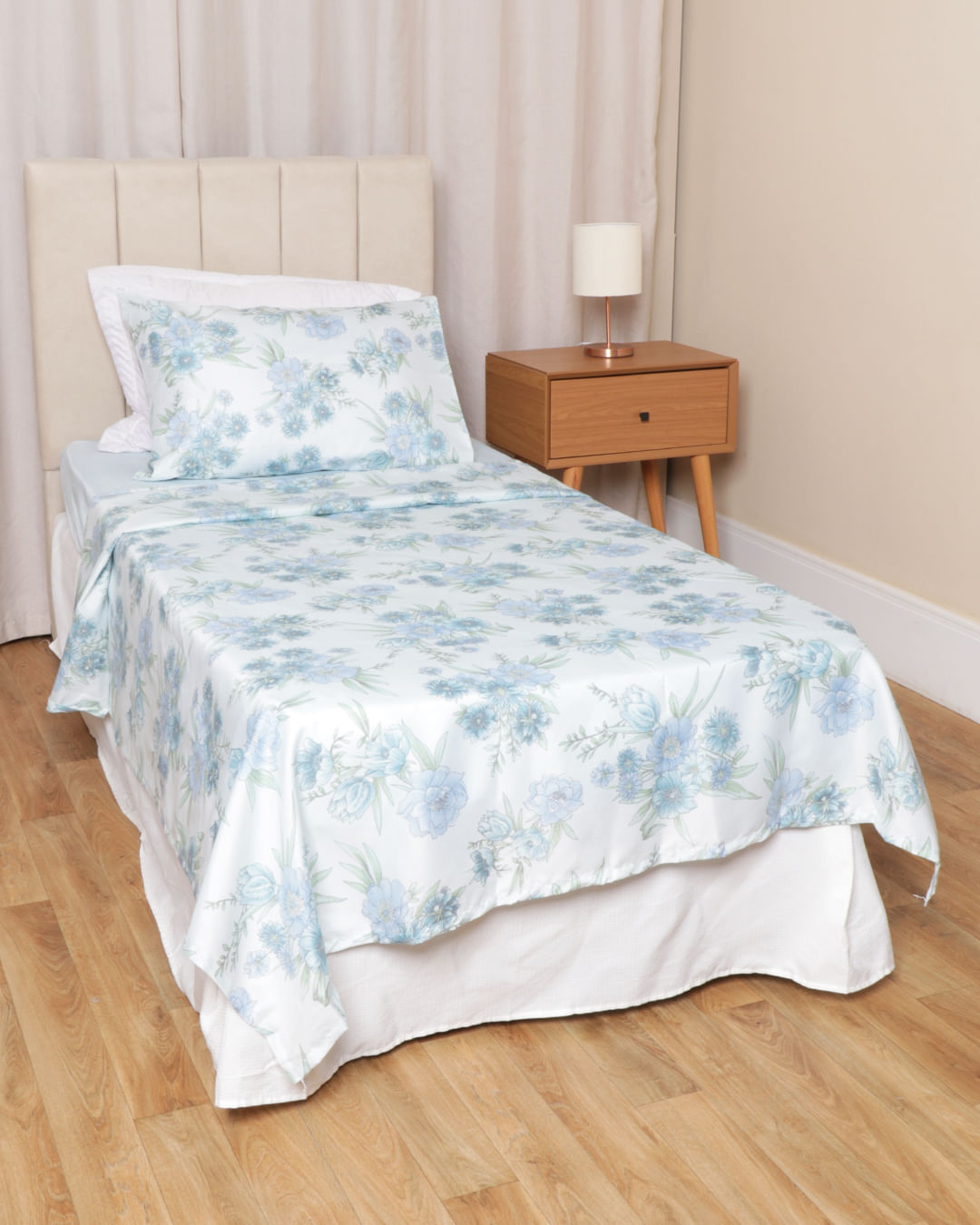 Jogo-De-Cama-Solteiro-Caprice---3-Pecas---Azul-Floral