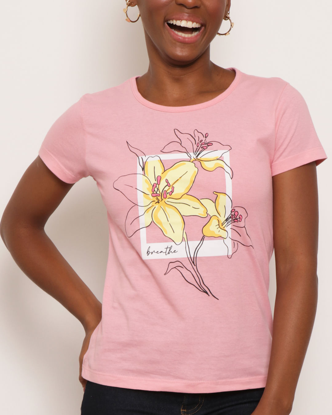 Camiseta-Silk-Lirios-Rosa-M5---Rosa-Medio