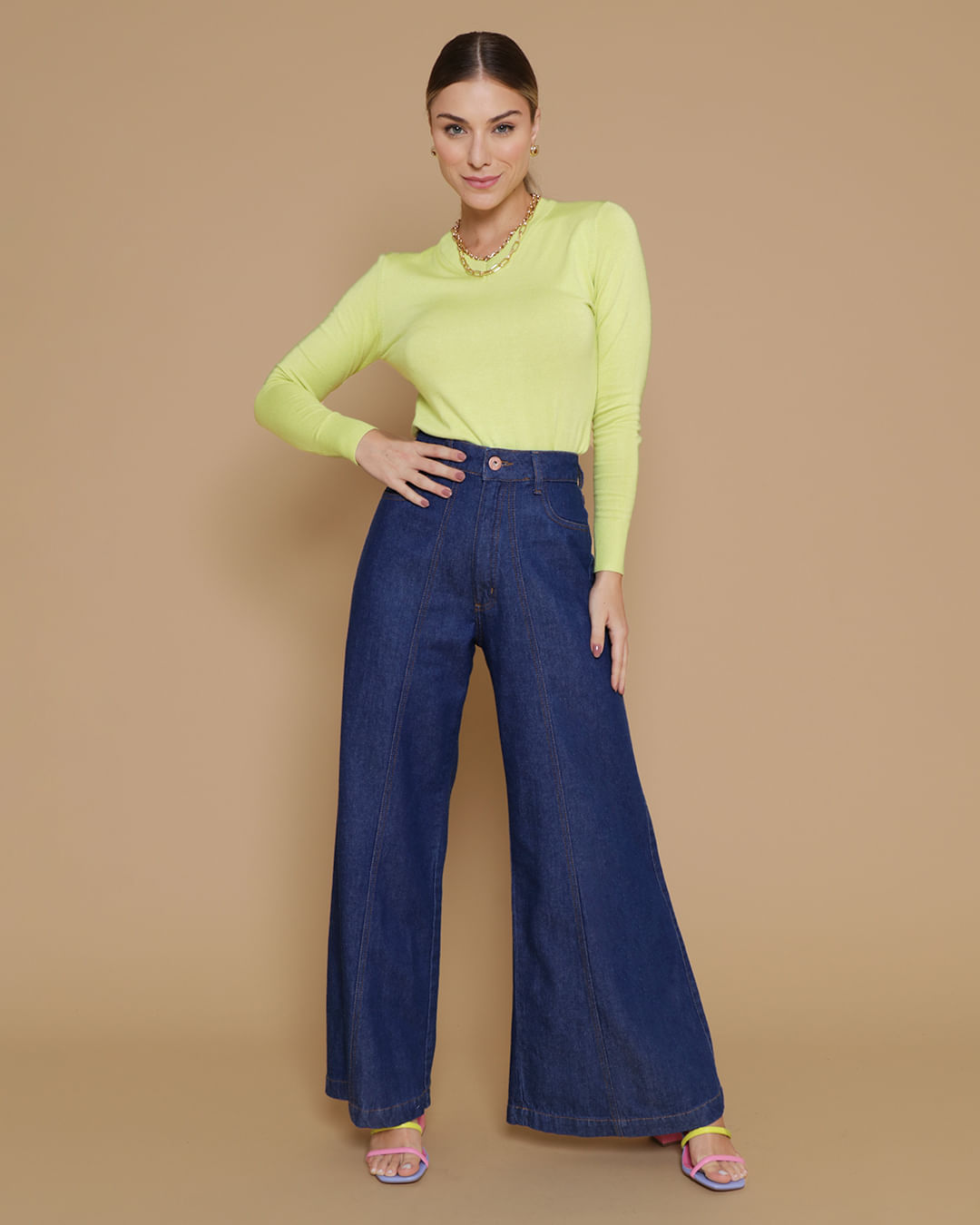 Sueter-Gv-Sgvct008-Verde-Claro---Verde-Neon