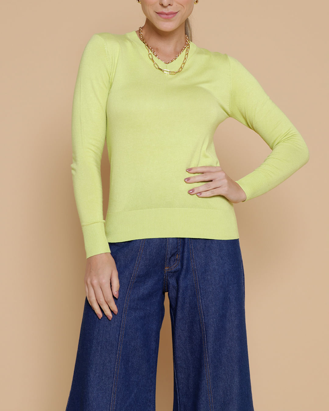 Sueter-Gv-Sgvct008-Verde-Claro---Verde-Neon