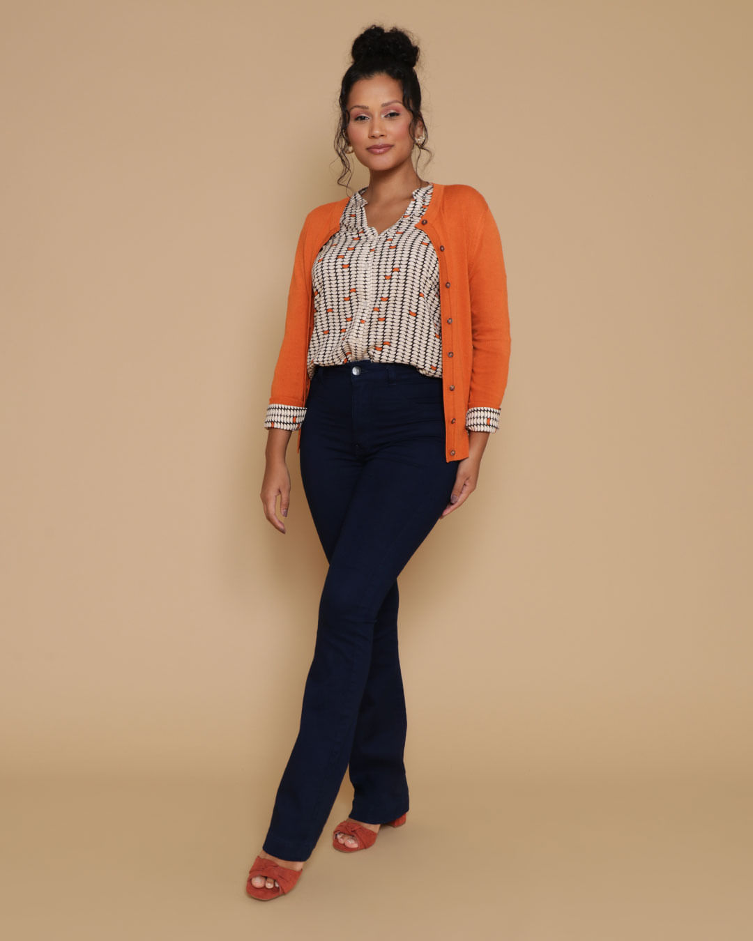 Cardigan-Gc-Cont-Cgcct003-Laranja---Laranja-Medio