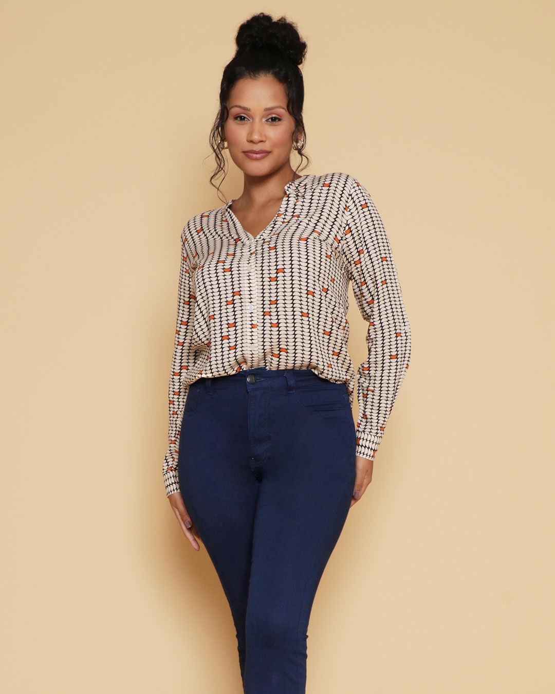 Camisa-430281-Viscose-Ml---Bege-Geometrico