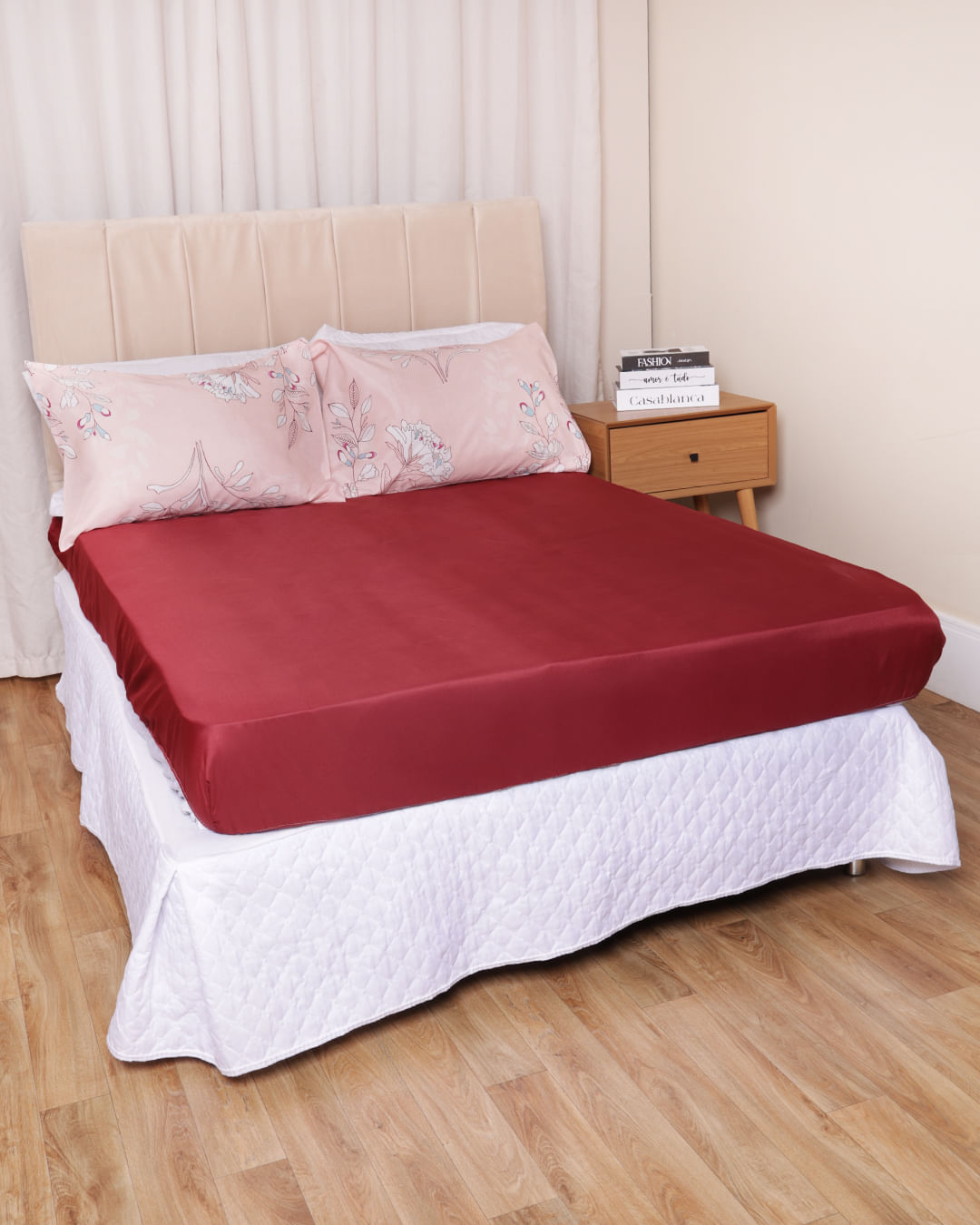 Jg-De-Cama-Casal-3-Pcs-Etnico-Ver-25---Rosa-Floral