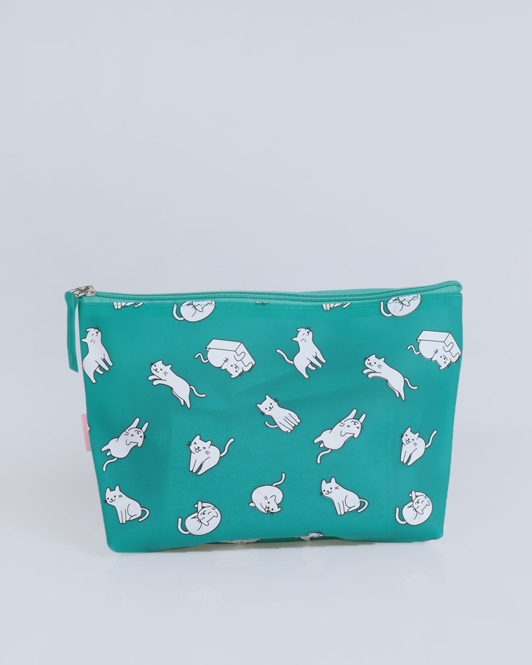 Necessaire--Gatinhos-Nn2106---Verde-Claro