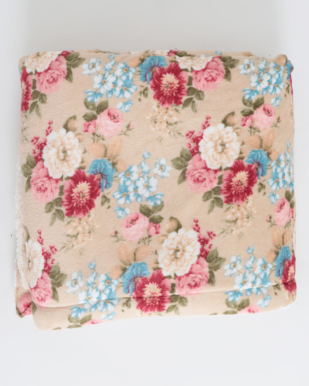 Manta-Sherpa-Df-Casal-Estampada---Bege-Floral