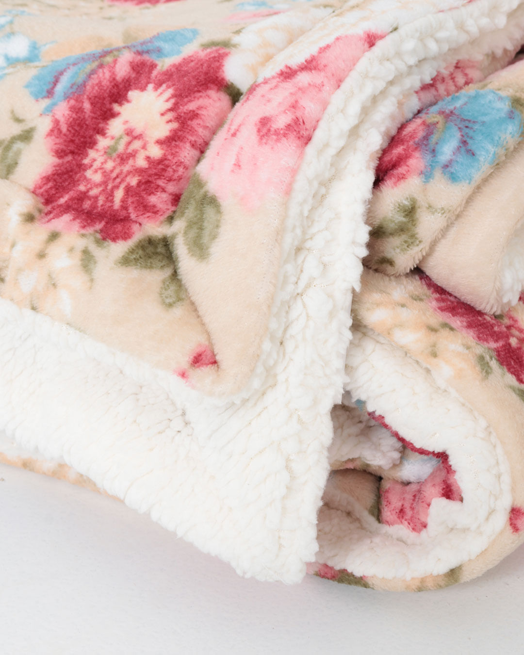 Manta-Sherpa-Df-Casal-Estampada---Bege-Floral