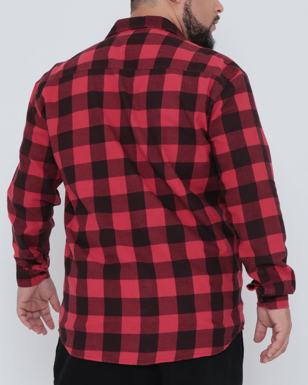 Camisa-Ml-1422-Flanela-Xadrez-68---Vermelho-Xadrez
