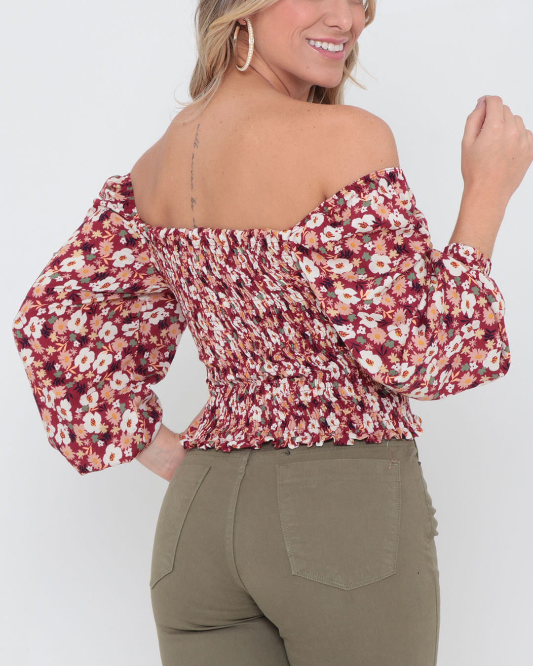 Blusa-Ml-Lastex-Estamp-7930re---Vinho-Floral