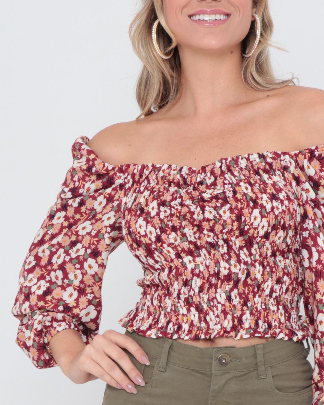 Blusa-Ml-Lastex-Estamp-7930re---Vinho-Floral
