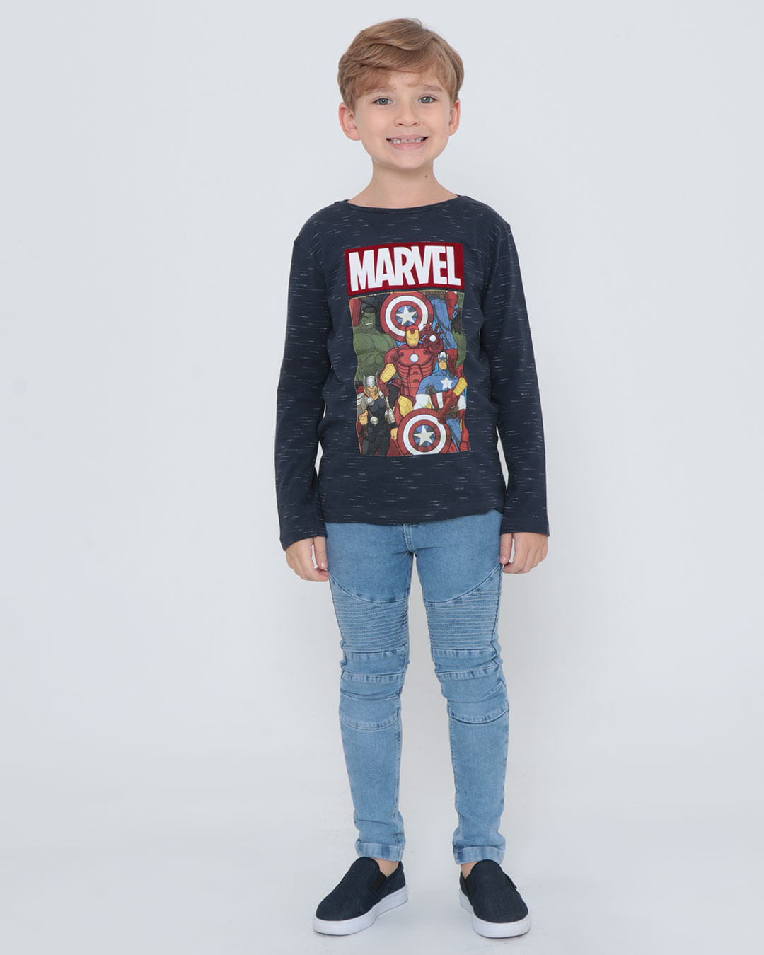 Camiseta-Inf85-Ml-M410-Avengers---Marinho