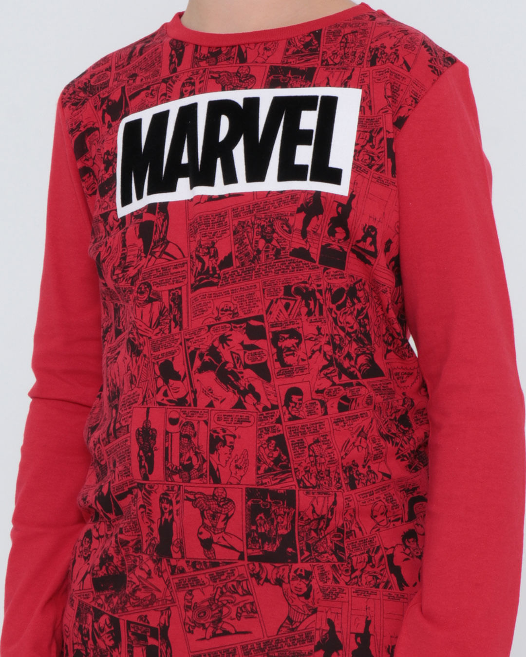 Camiseta-Inf84-Ml-M410-Marvel---Vermelho-Medio
