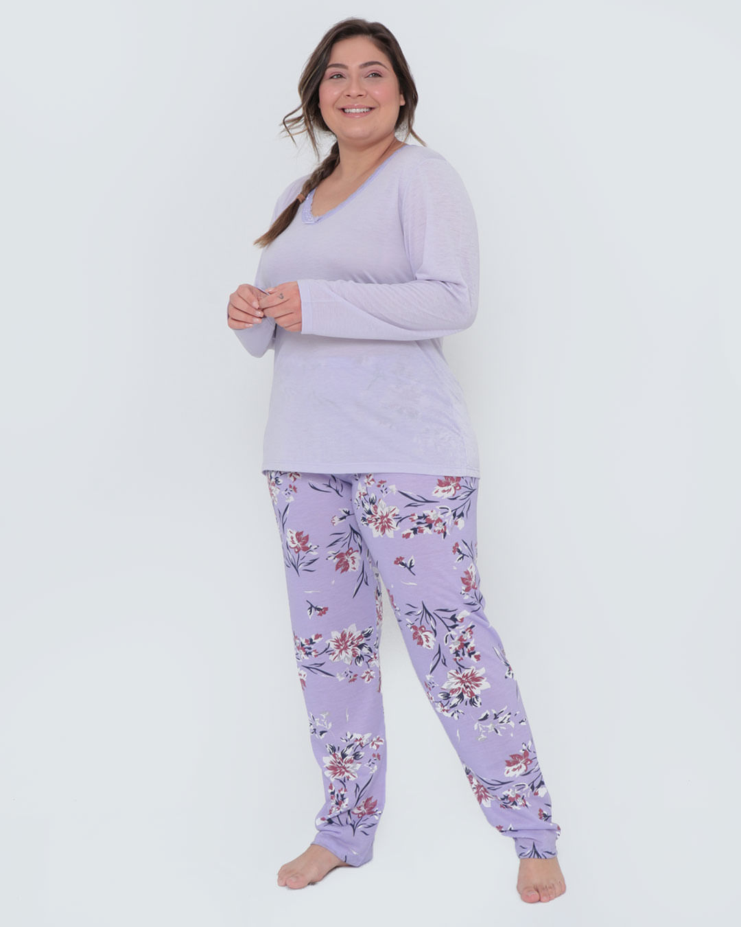 Pij-Lon-Tg-Bl-Lisa-Cc-Floral22921---Lilas-Claro