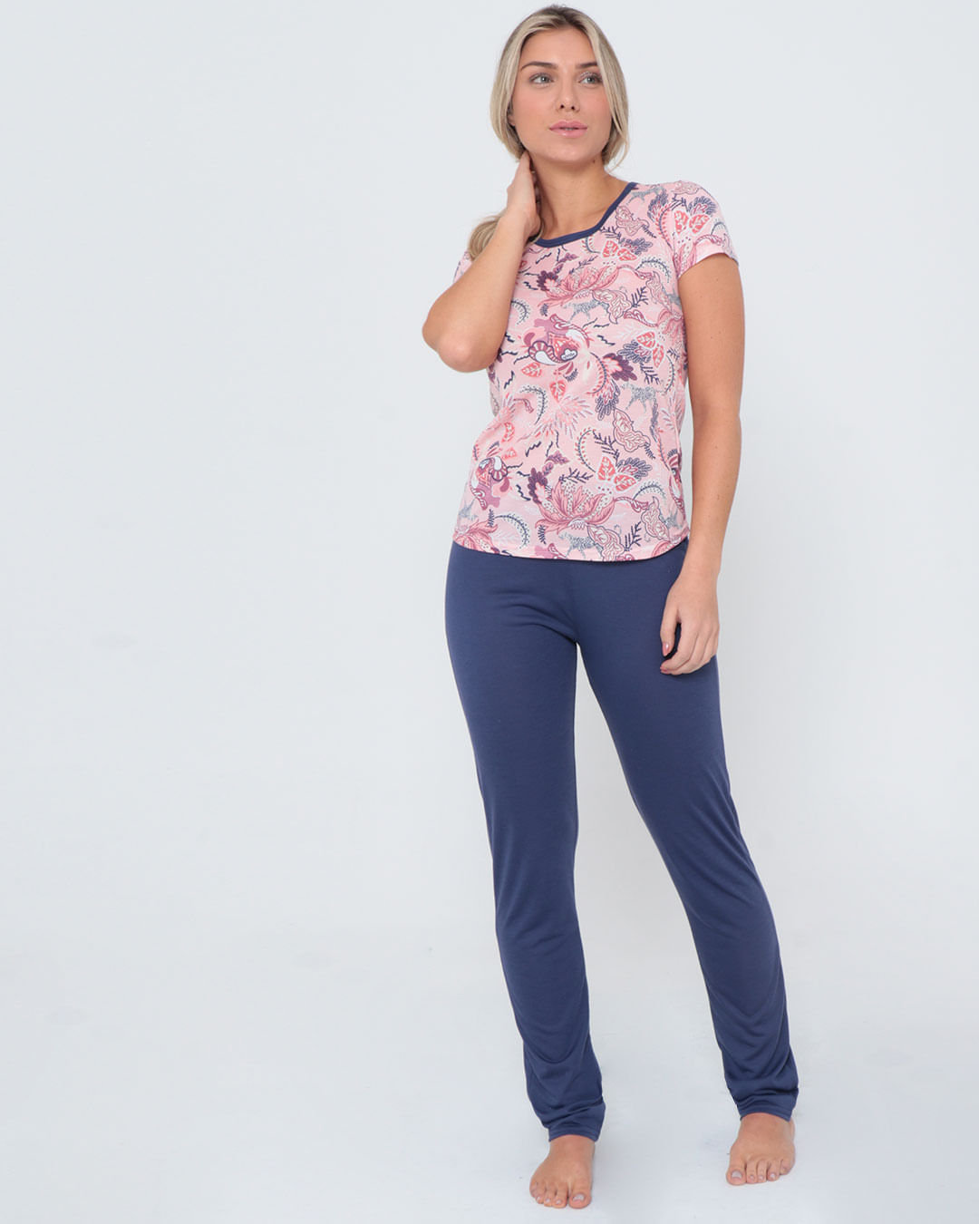 Pij-Cc-Longa-Lisa-Bl-Mc-Floral3163---Rosa-Floral