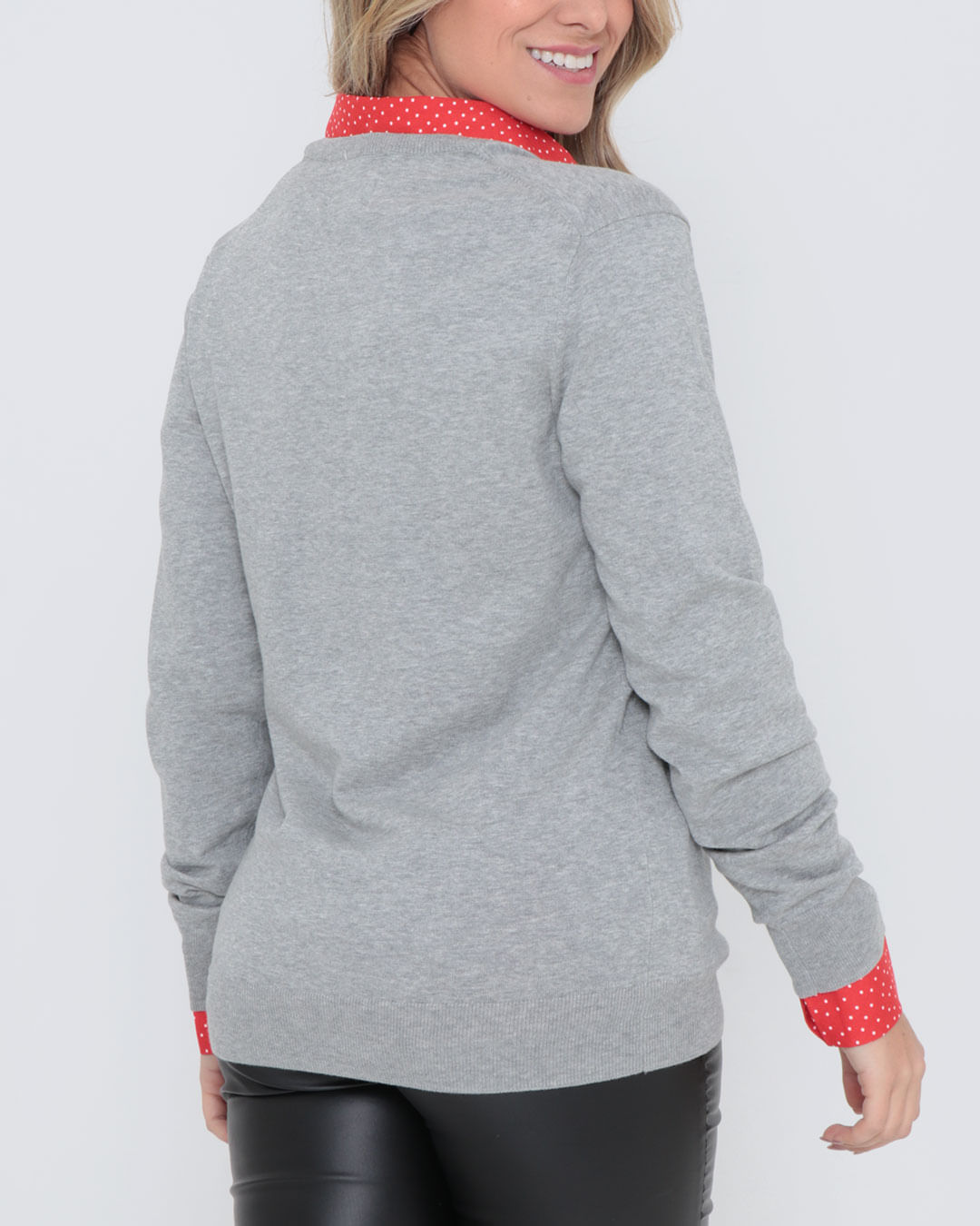 Blusa-Rv1188-Tricot-Gola-V---Cinza-Claro
