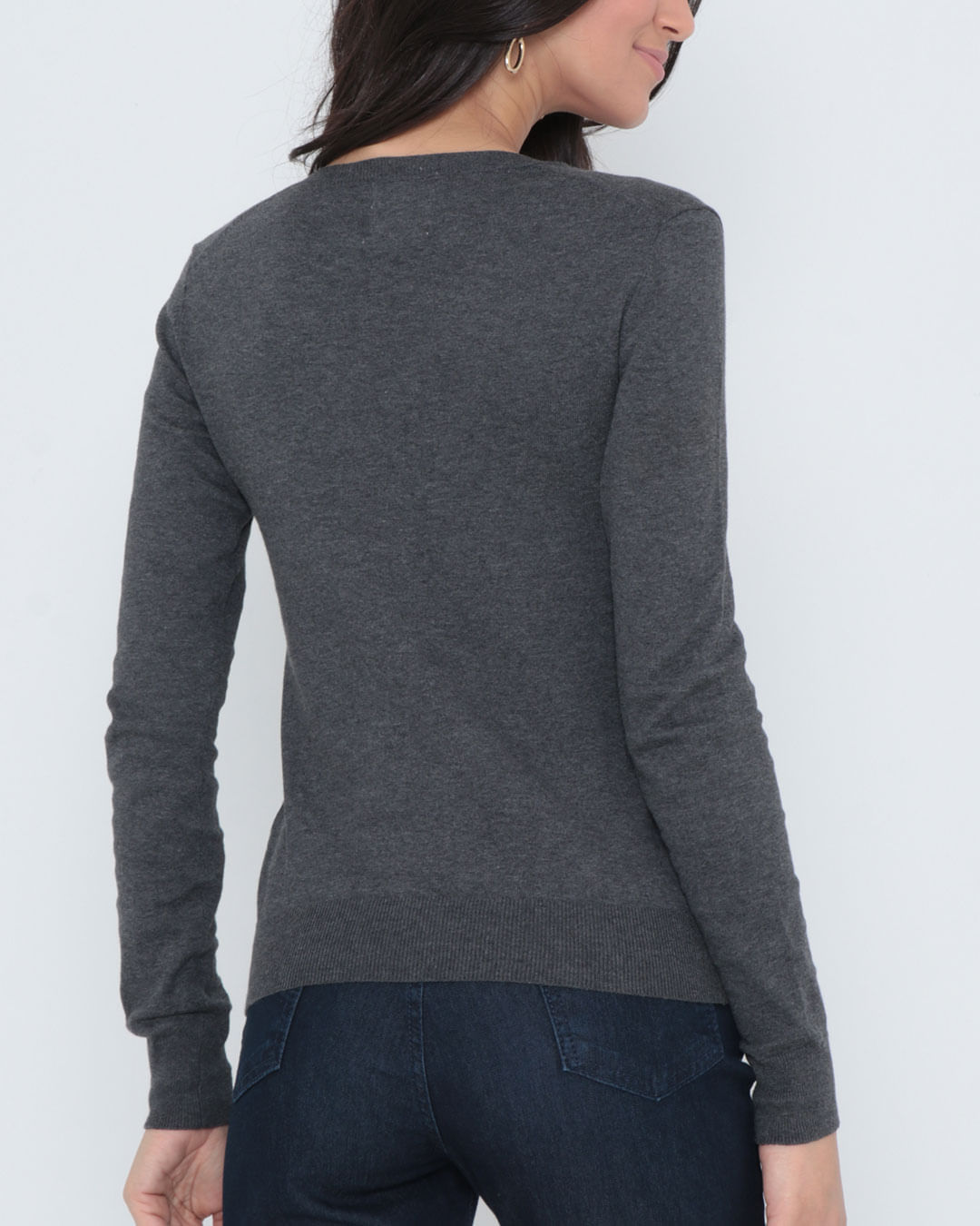 Blusa-Rv1188-Tricot-Gola-V---Mescla-Escuro
