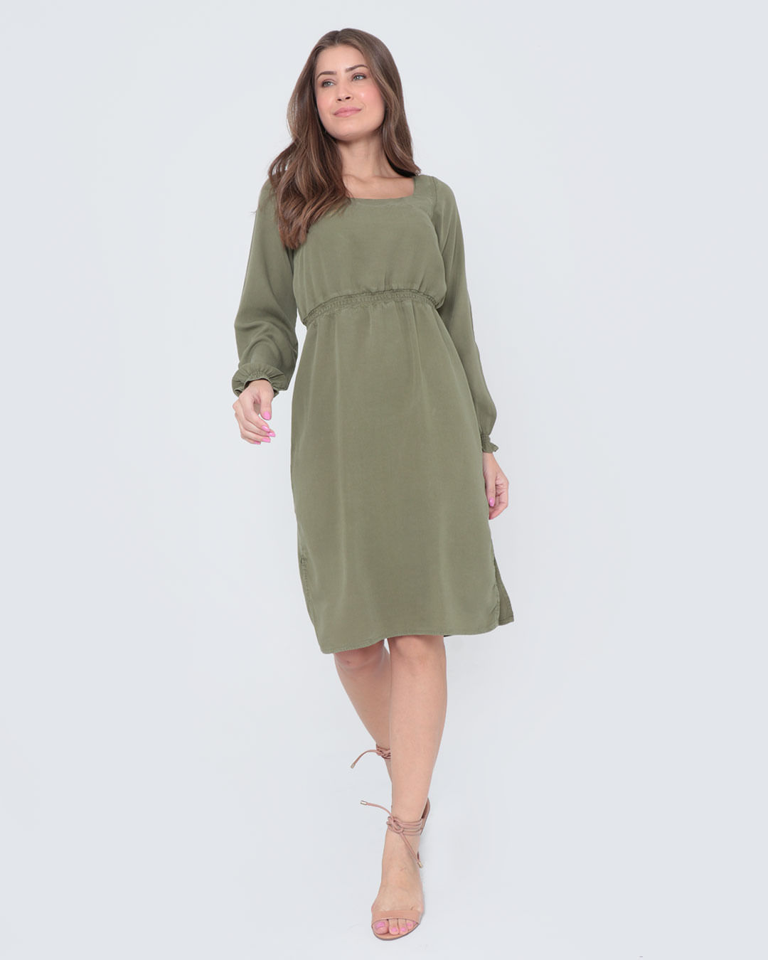 Vestido-61293--Srj-Mang-Longfem---Verde-Escuro
