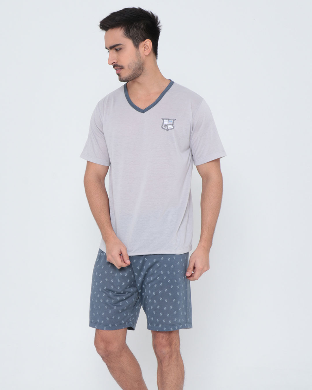 Pijama-Curto-Ref-65911---Cinza-Claro