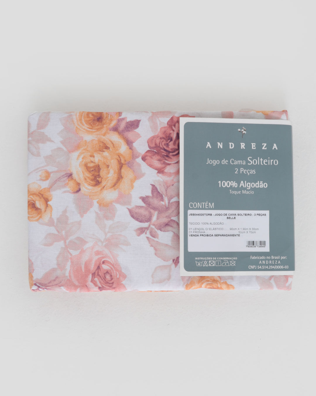 Jg-Cama-Solteiro-Belle---2-Pc---Branco-Floral