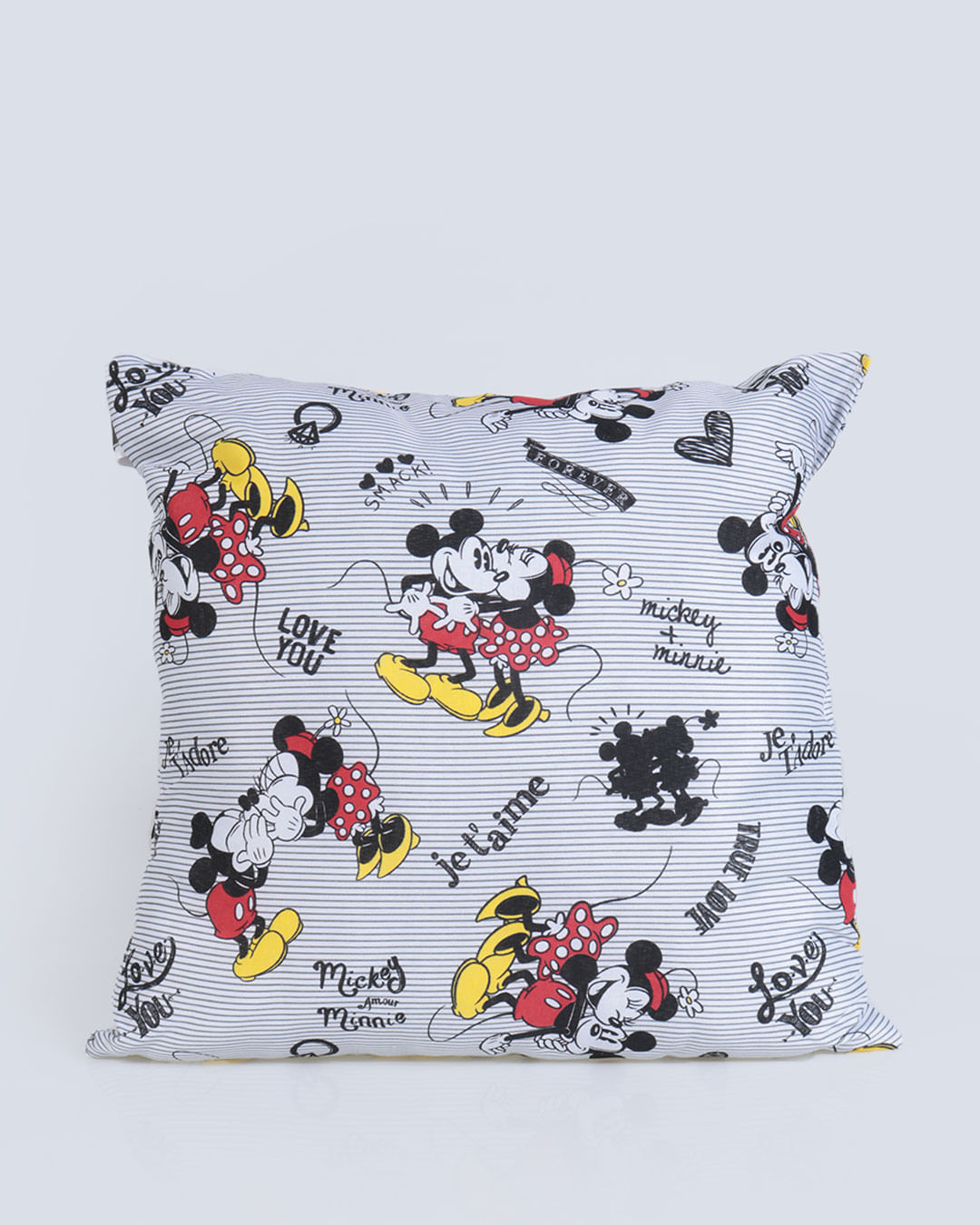Almofada-40x40-Mickey-Minnie---Branco-Listrado