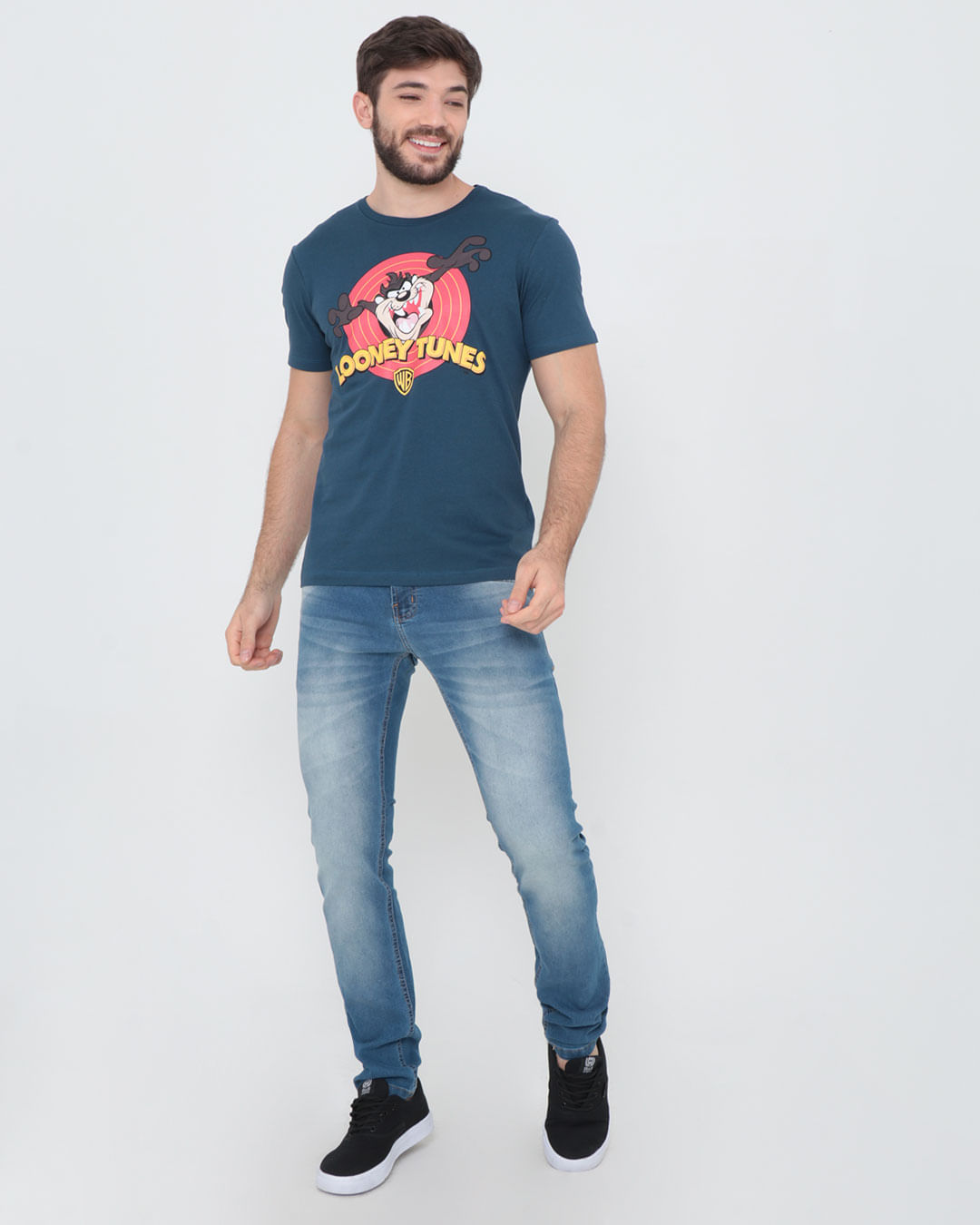 Camiseta-Trw121003-Looney-Tunes-Taz---Marinho