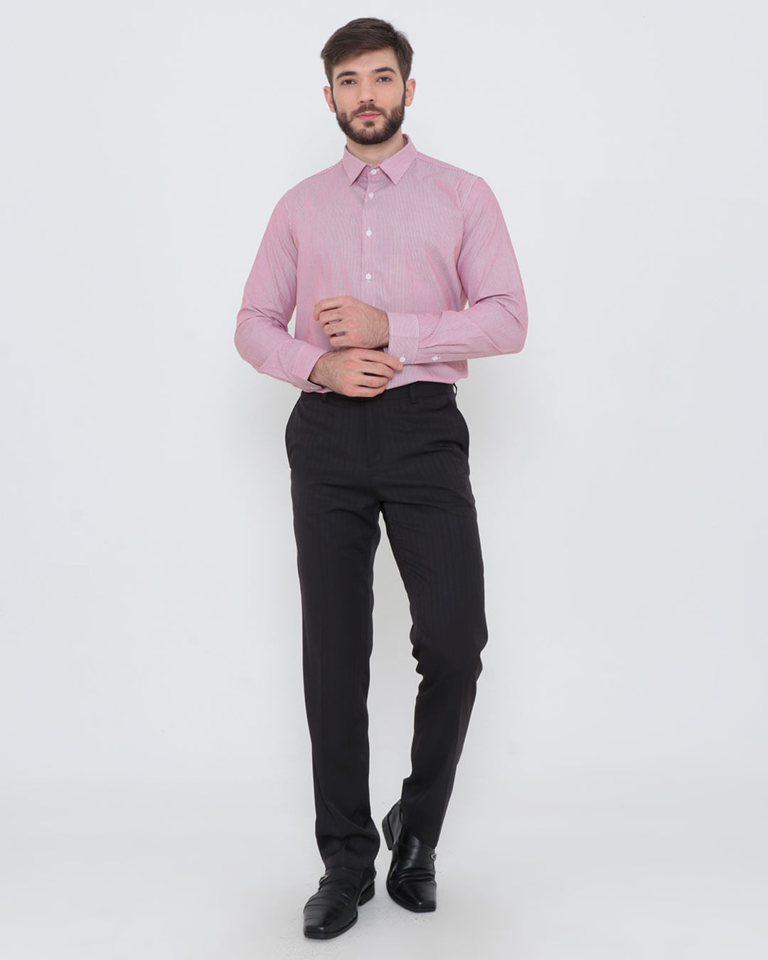 Camisa-Ml-Fio-60-Ft-Verm-1220061-25---Vermelho-Listrado