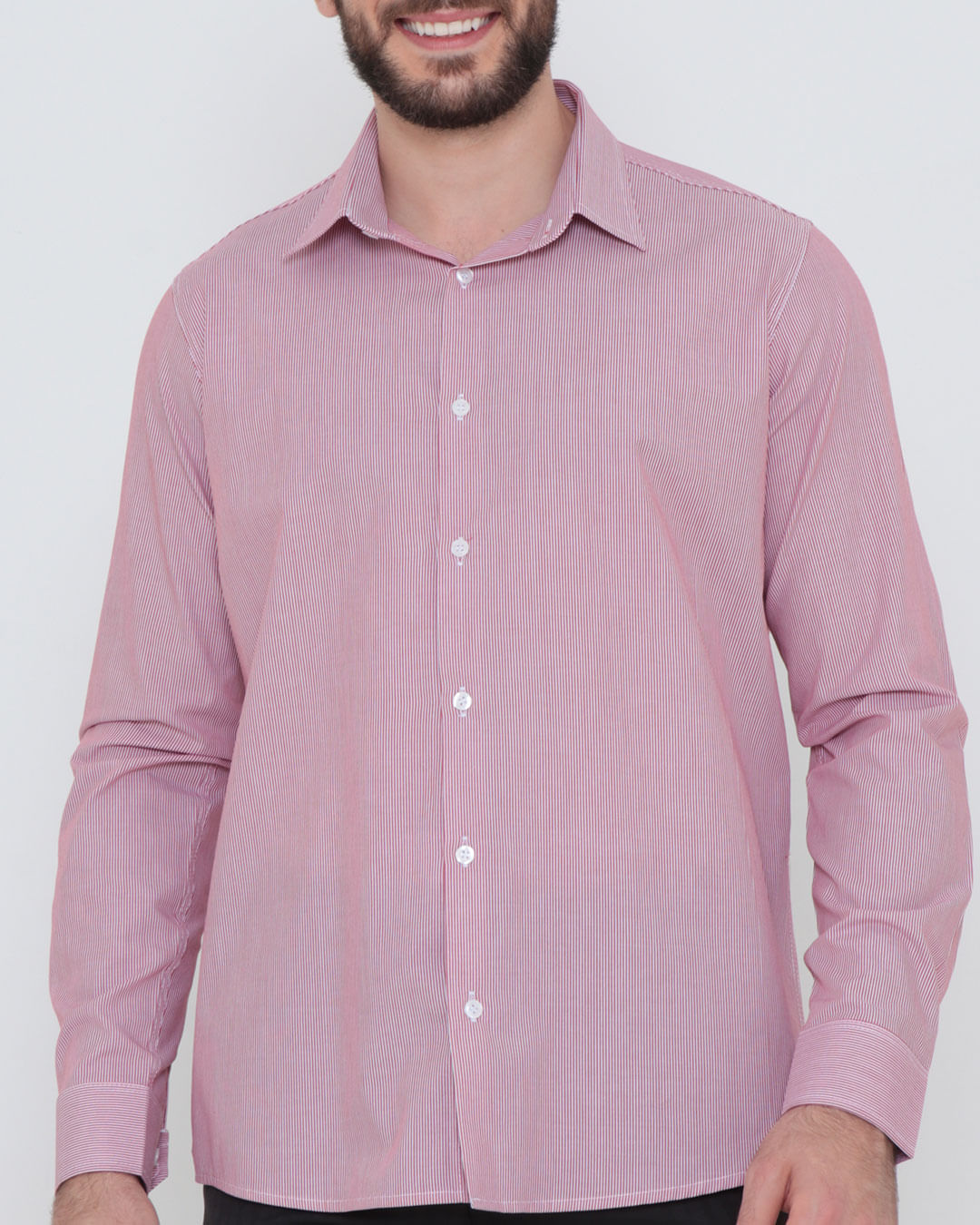 Camisa-Ml-Fio-60-Ft-Verm-1220061-25---Vermelho-Listrado