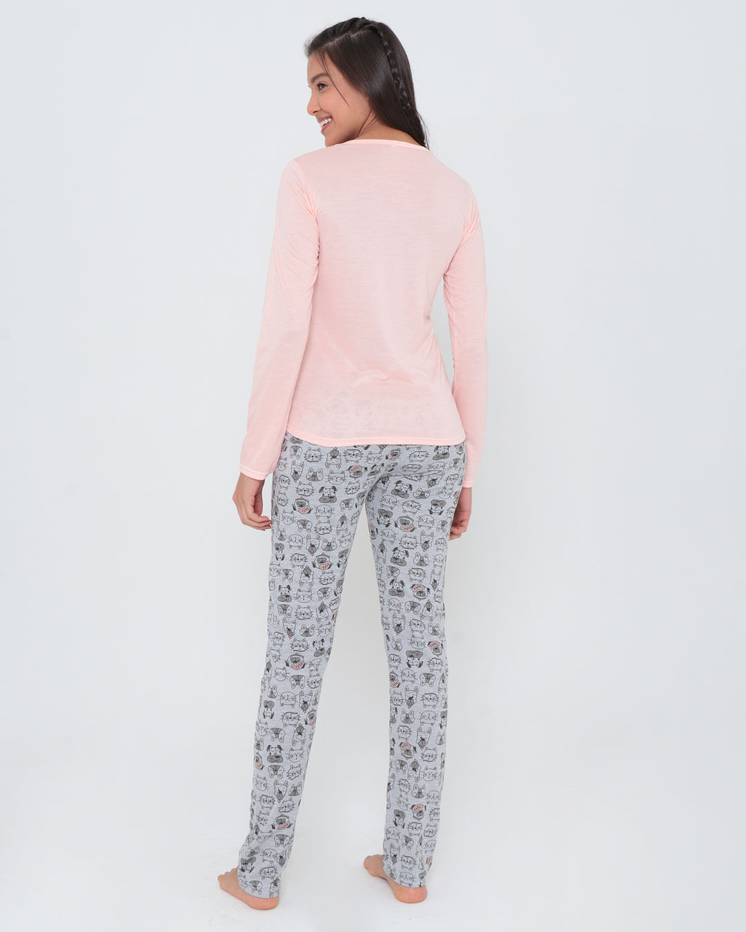 Pij-Long-Bl-Coral-Silk-Cc-Est3281---Laranja-Claro