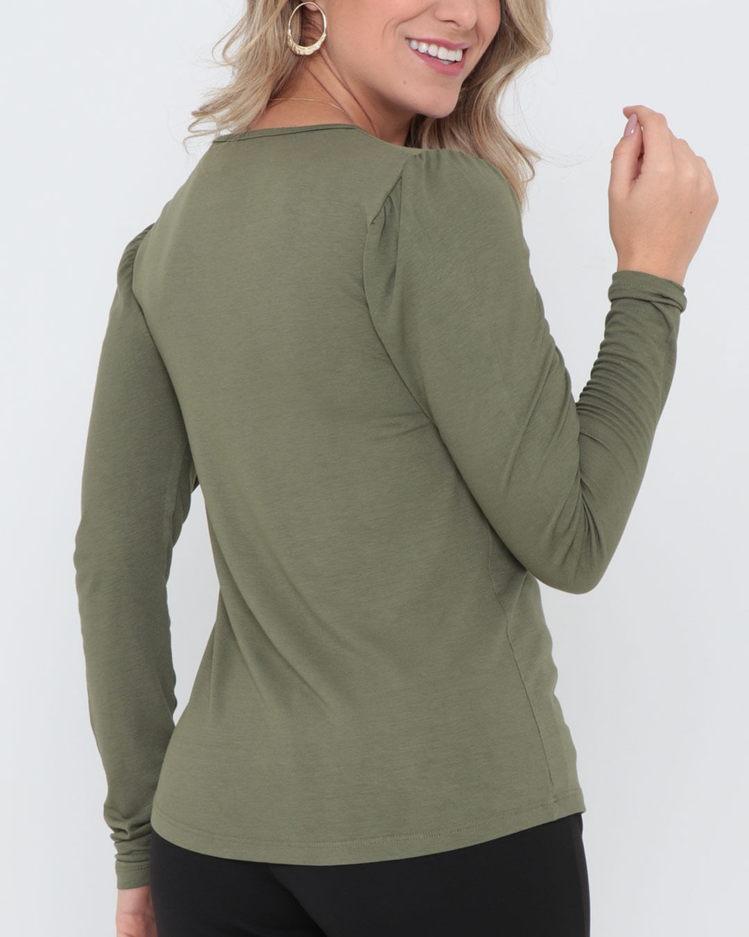 Blusa-5114t-Gola-V-Manga-Princesa---Verde-Escuro