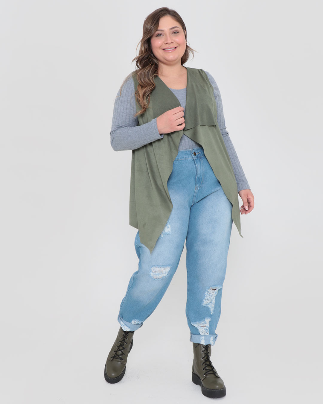 Colete-7158pl-Suede---Verde-Escuro
