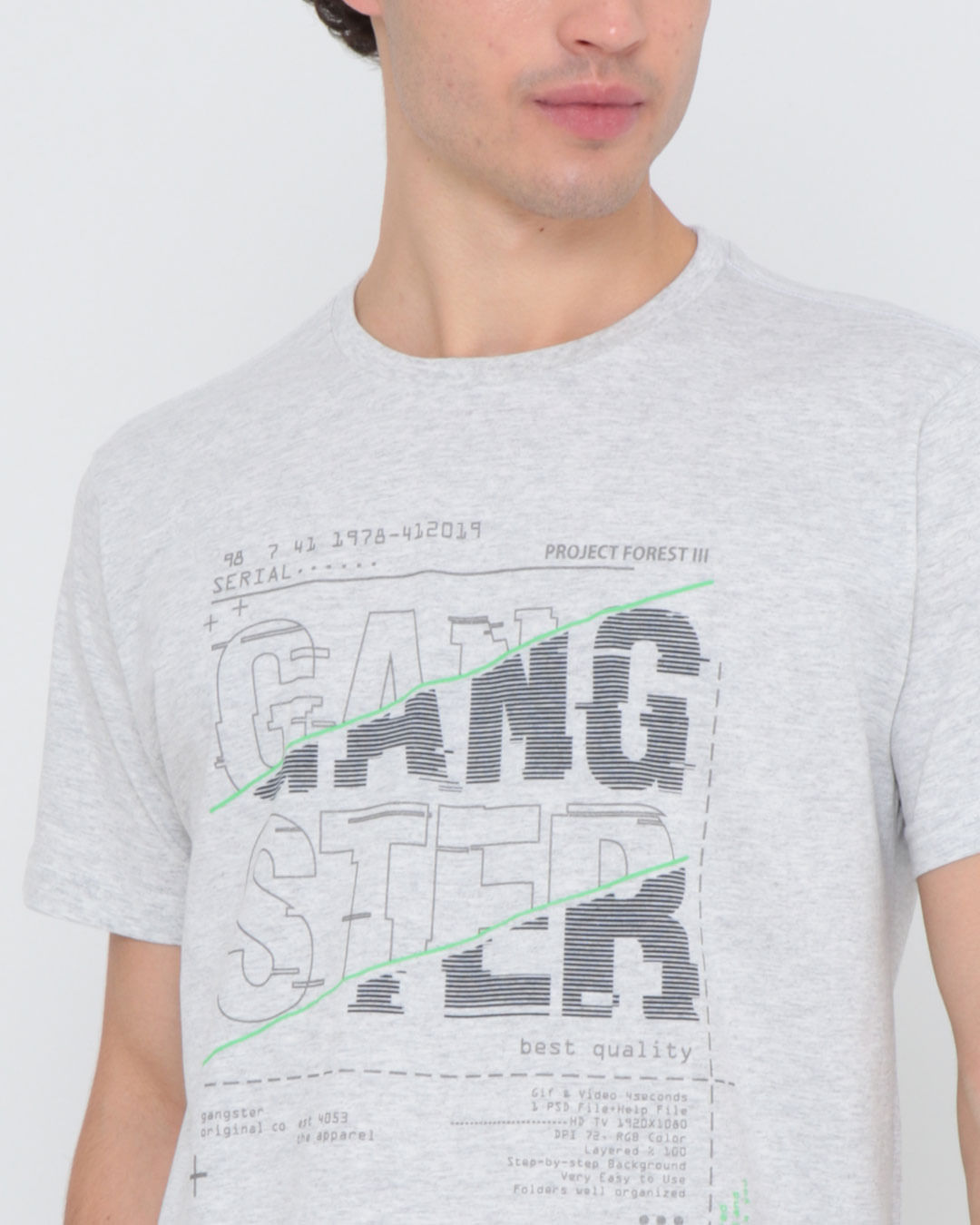 Camiseta-10160763-Gangster---Mescla-Claro
