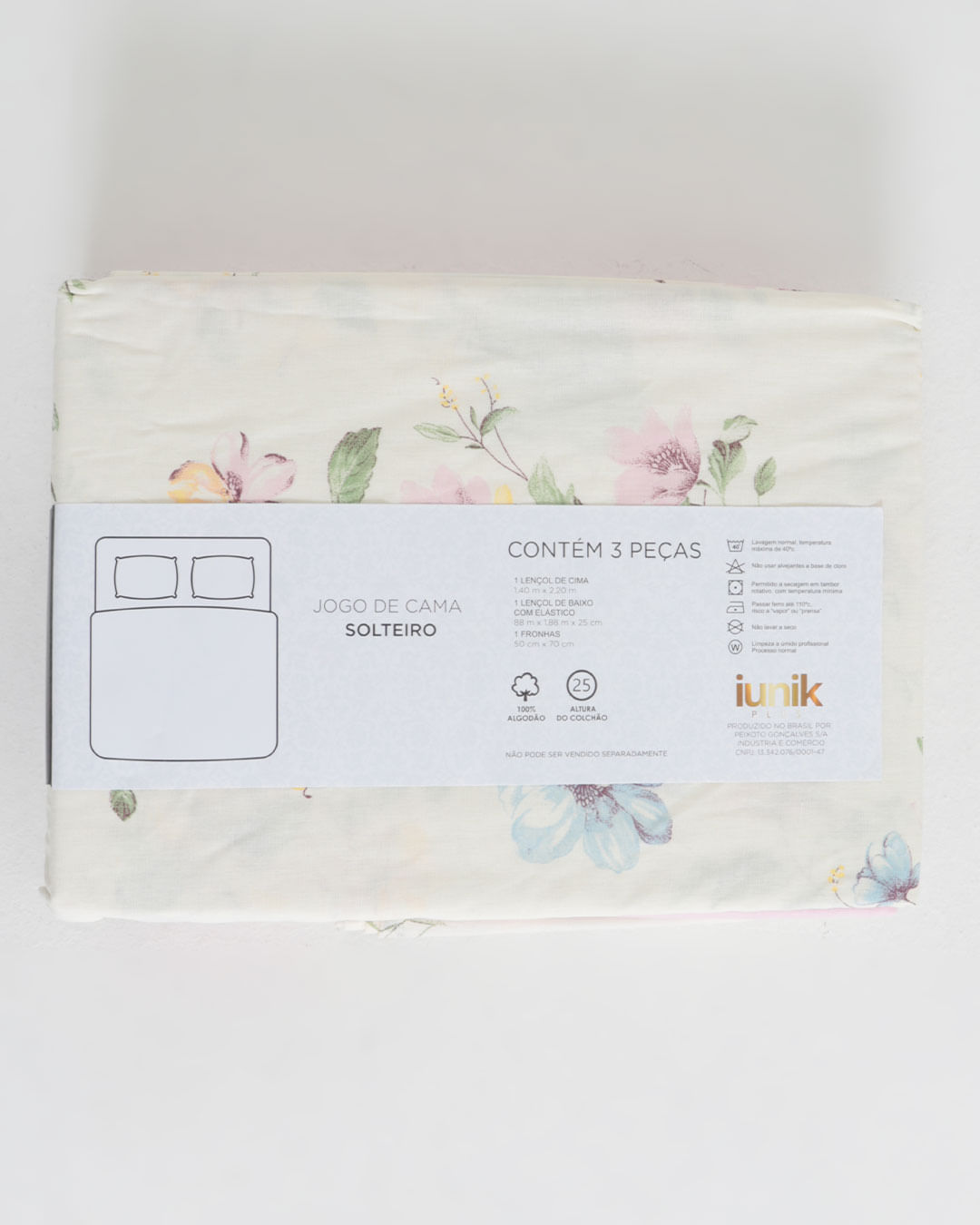 Jogo-De-Cama-Solteiro-Estampado-3-Pecas---Off-White-Floral