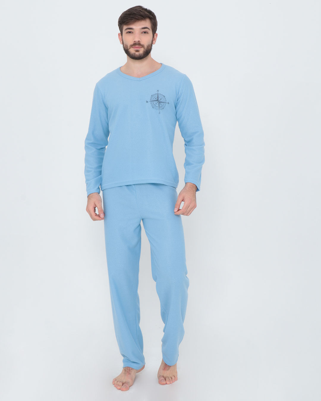 Pijama-Soft-Gola-V-Cestampa-Lat---Azul-Medio