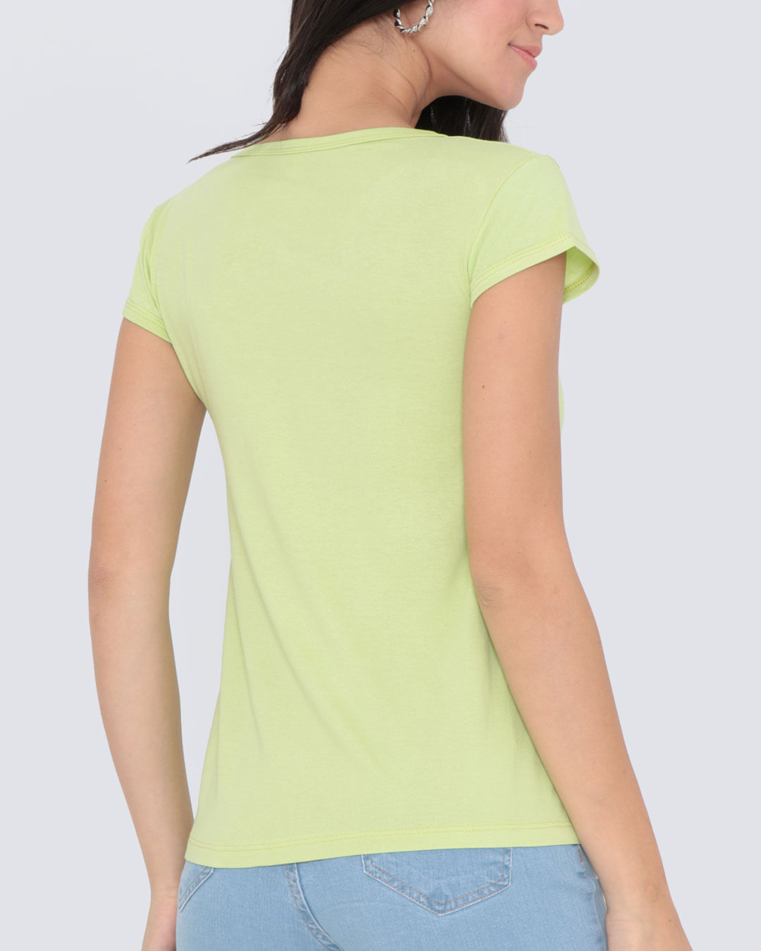 Blusa-707-Gola-V-Manga-Copinho---Verde-Neon