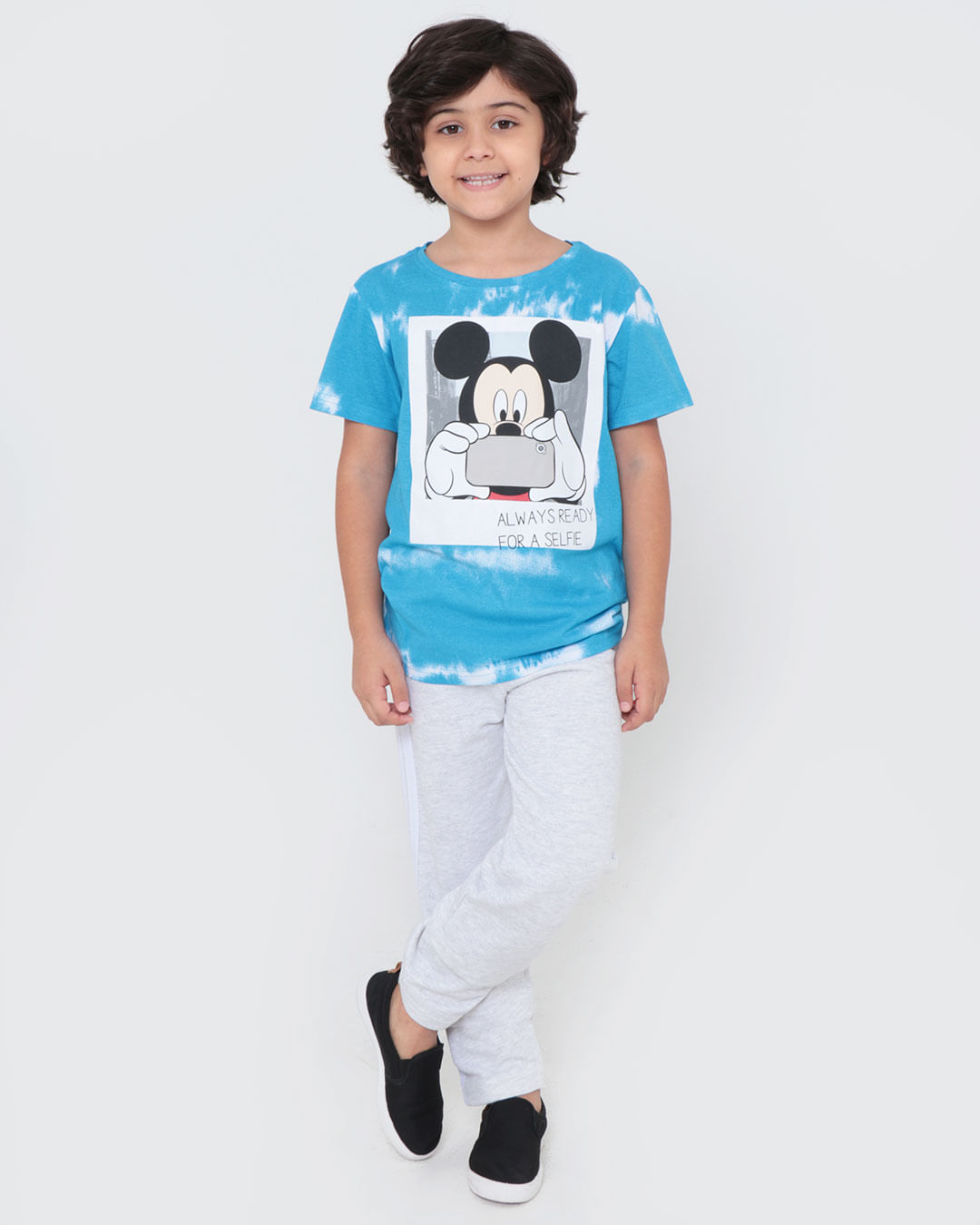 Camiseta-Inf81-Mc-M410-Mickey---Azul-Medio