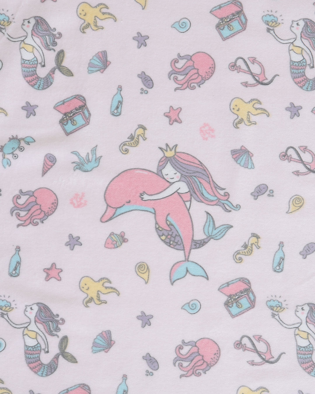 Toalha-Bh-Veludo-Capuz-Bebe-Sereia---Rosa-Claro