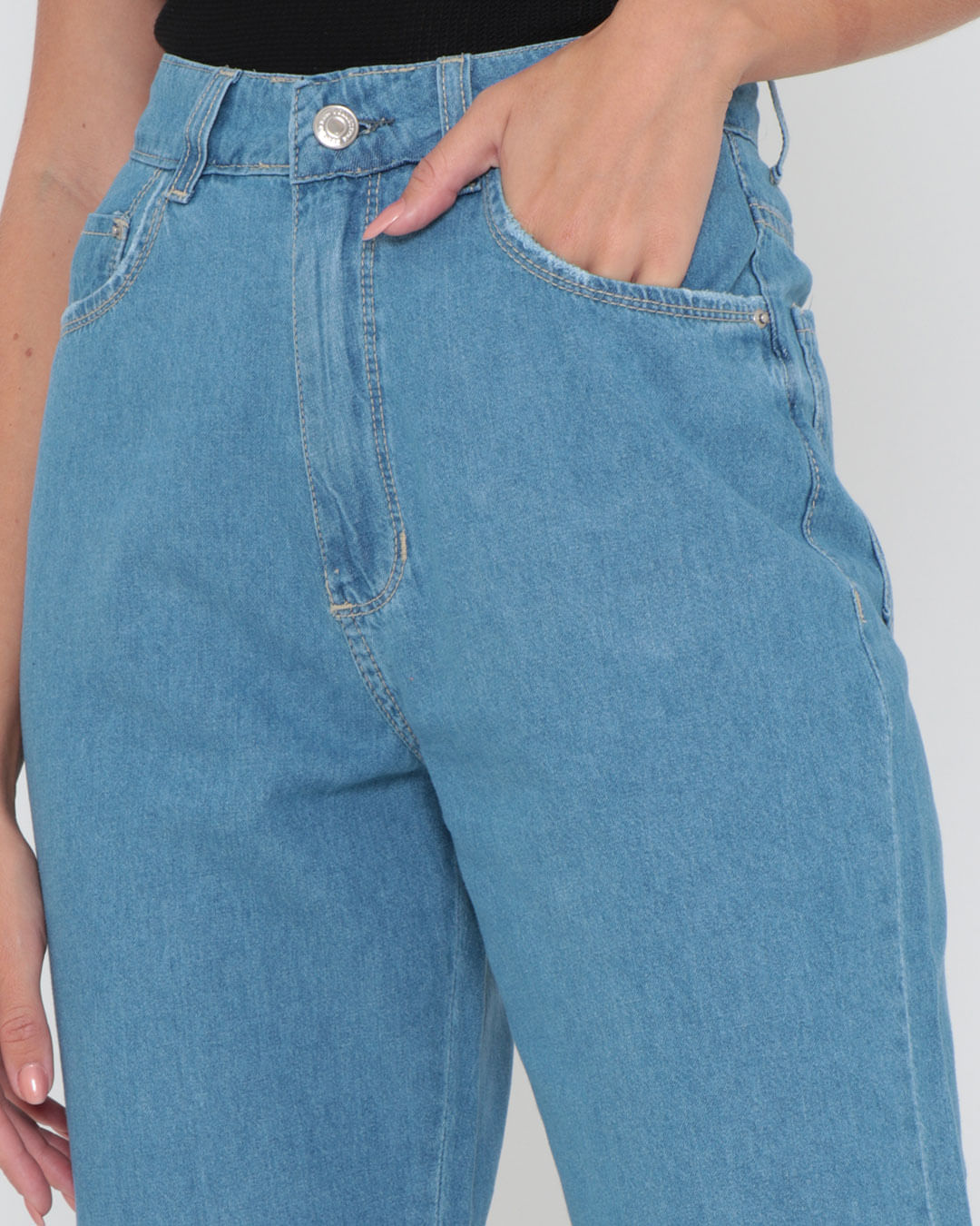 Calca--Crbf34608-Jns-Abertfem-Ad---Blue-Jeans-Claro