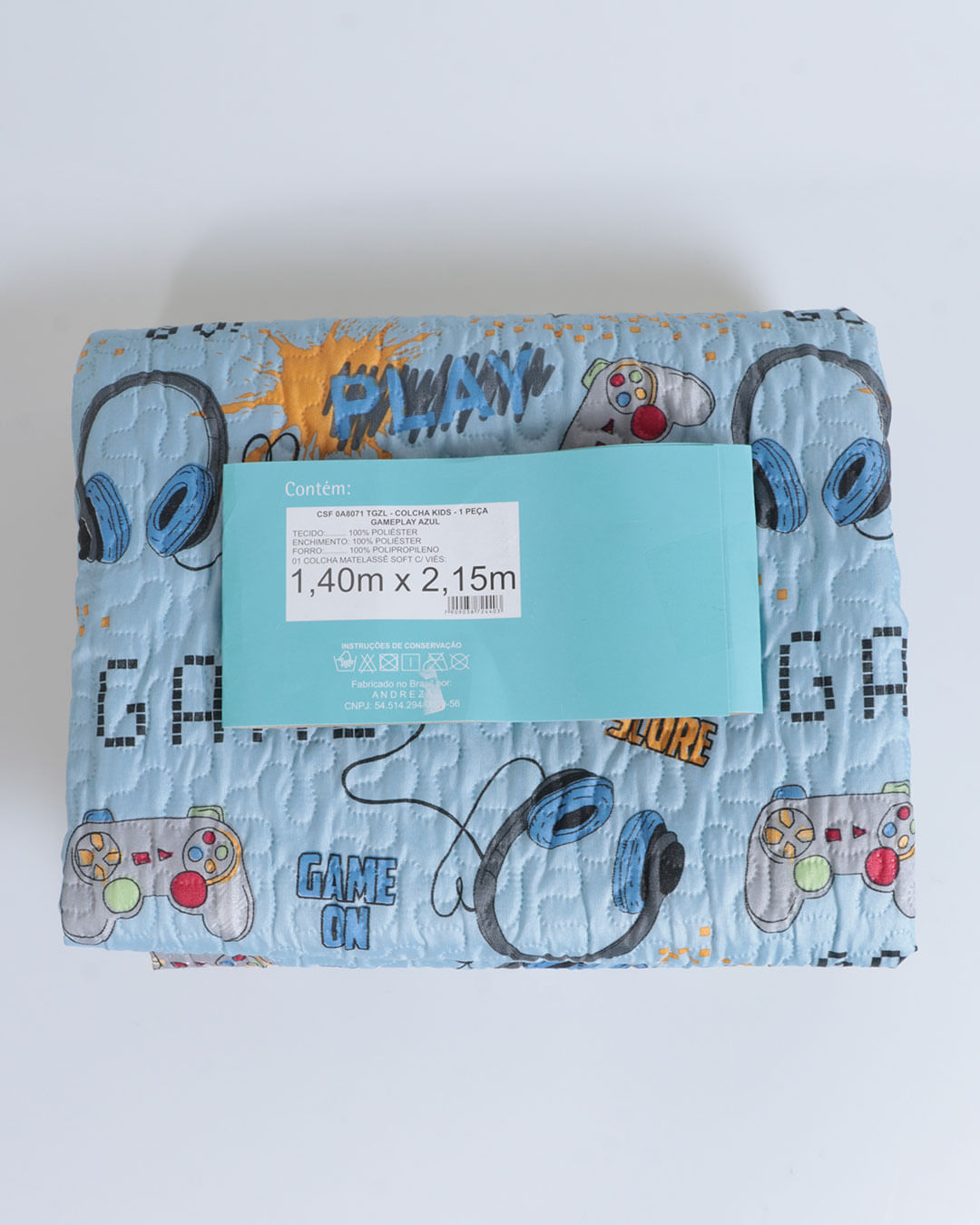 Colcha-Soft-Solt-Game-Play---Azul-Claro